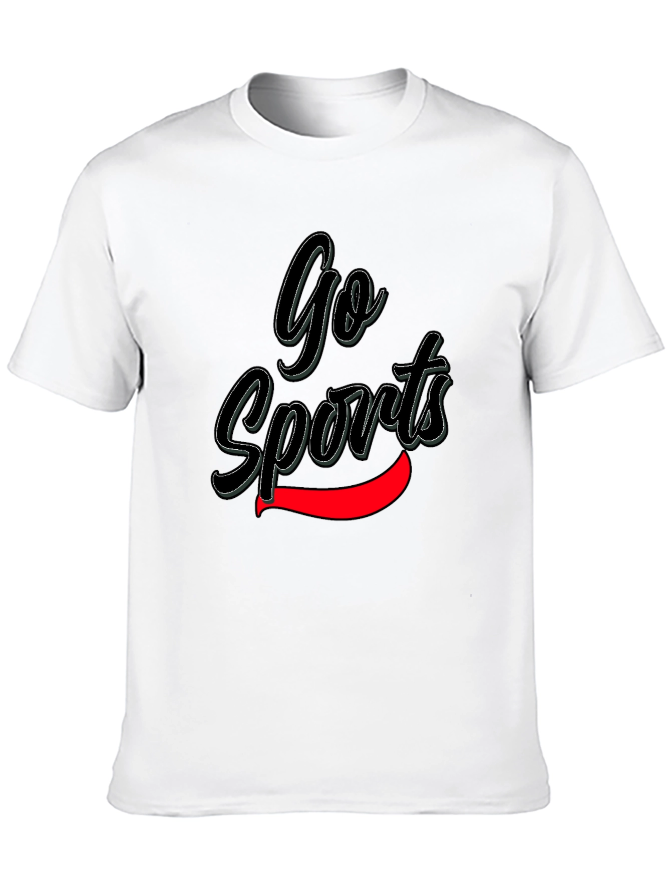 Go Sports Black Graphic Tee