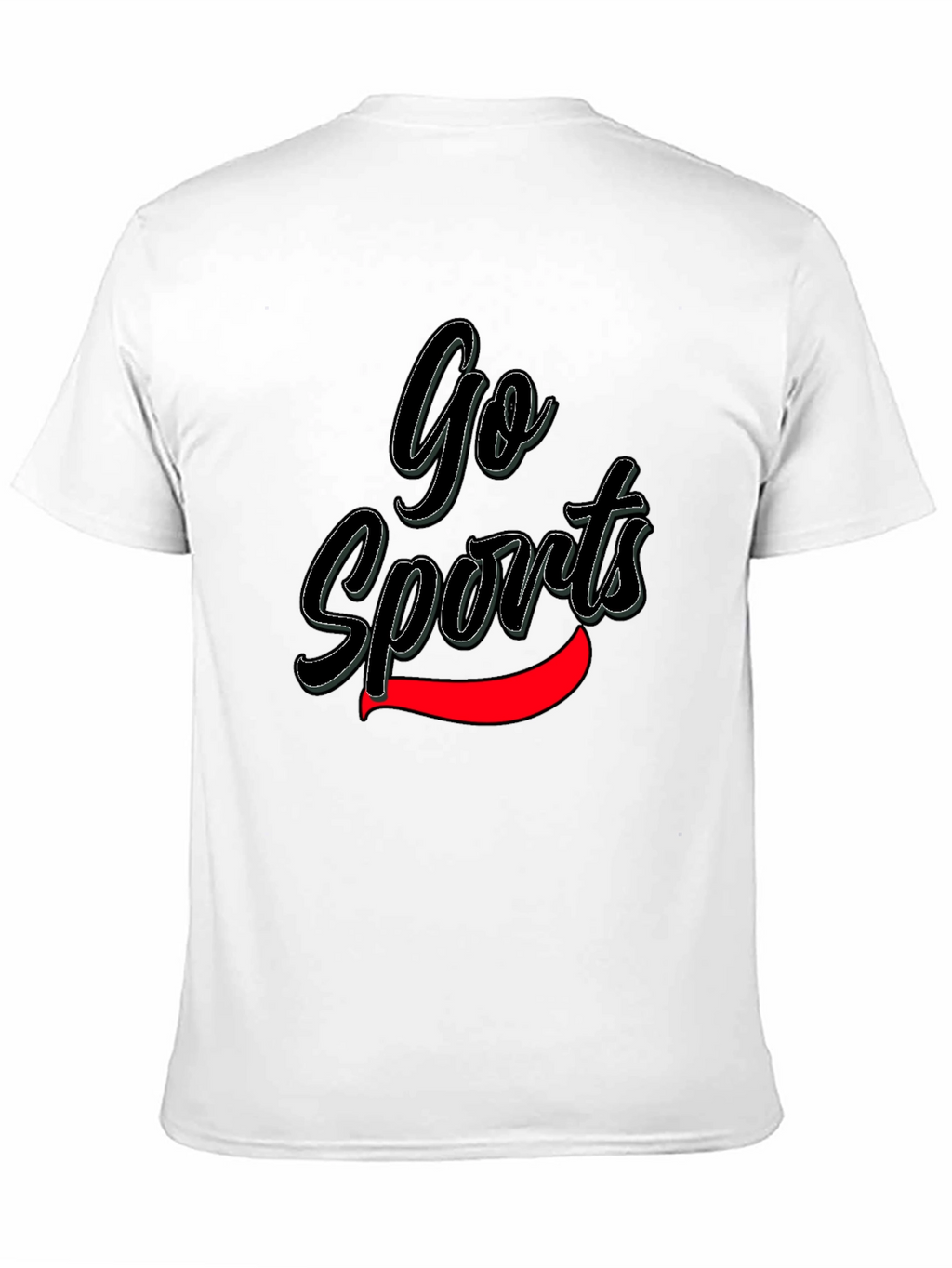 Go Sports Black Graphic Tee