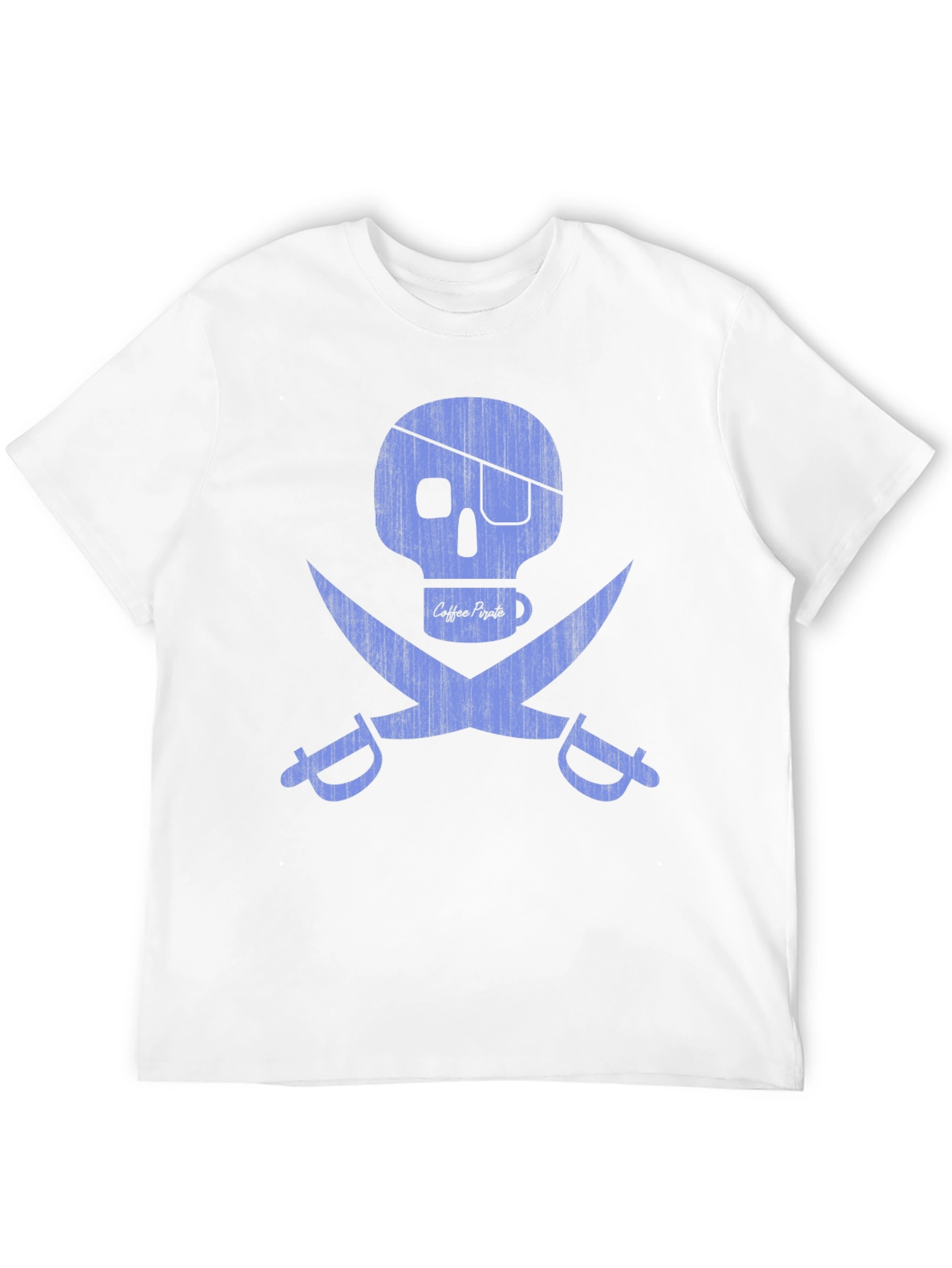 Coffee Pirate Graphic T-Shirt - Black