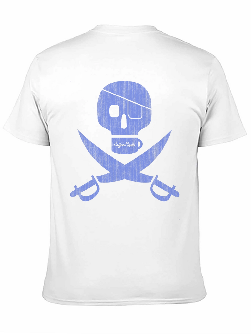 Coffee Pirate Graphic T-Shirt - Black