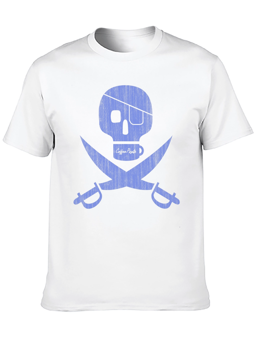 Coffee Pirate Graphic T-Shirt - Black