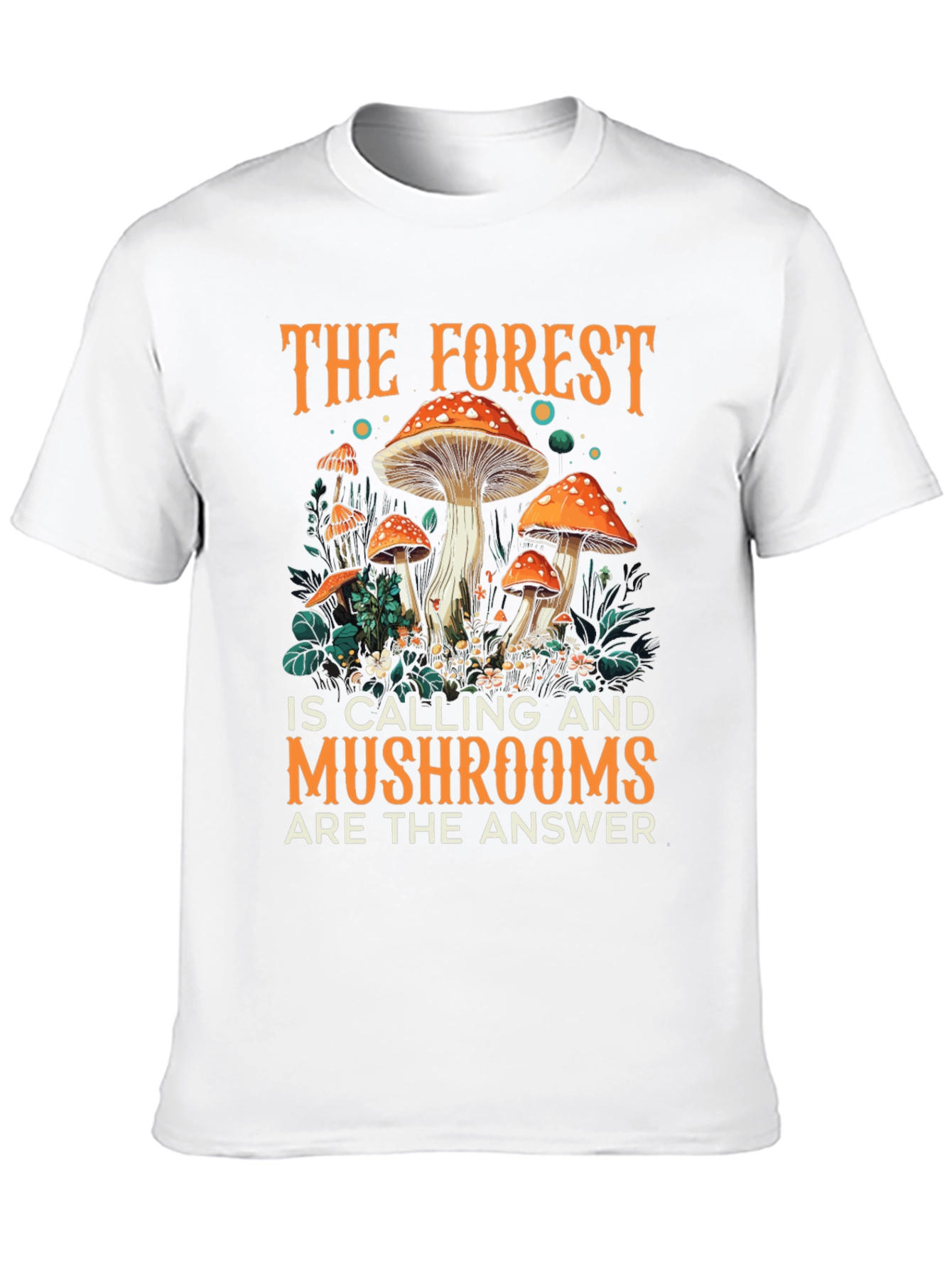 Forest Calling Mushroom Graphic Tee