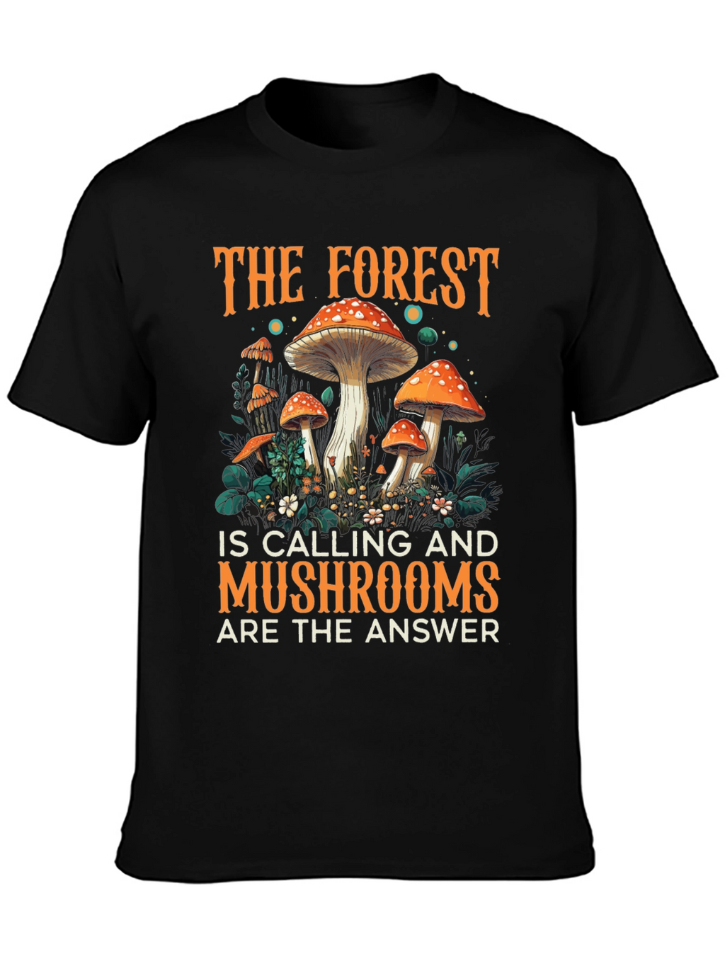 Forest Calling Mushroom Graphic Tee