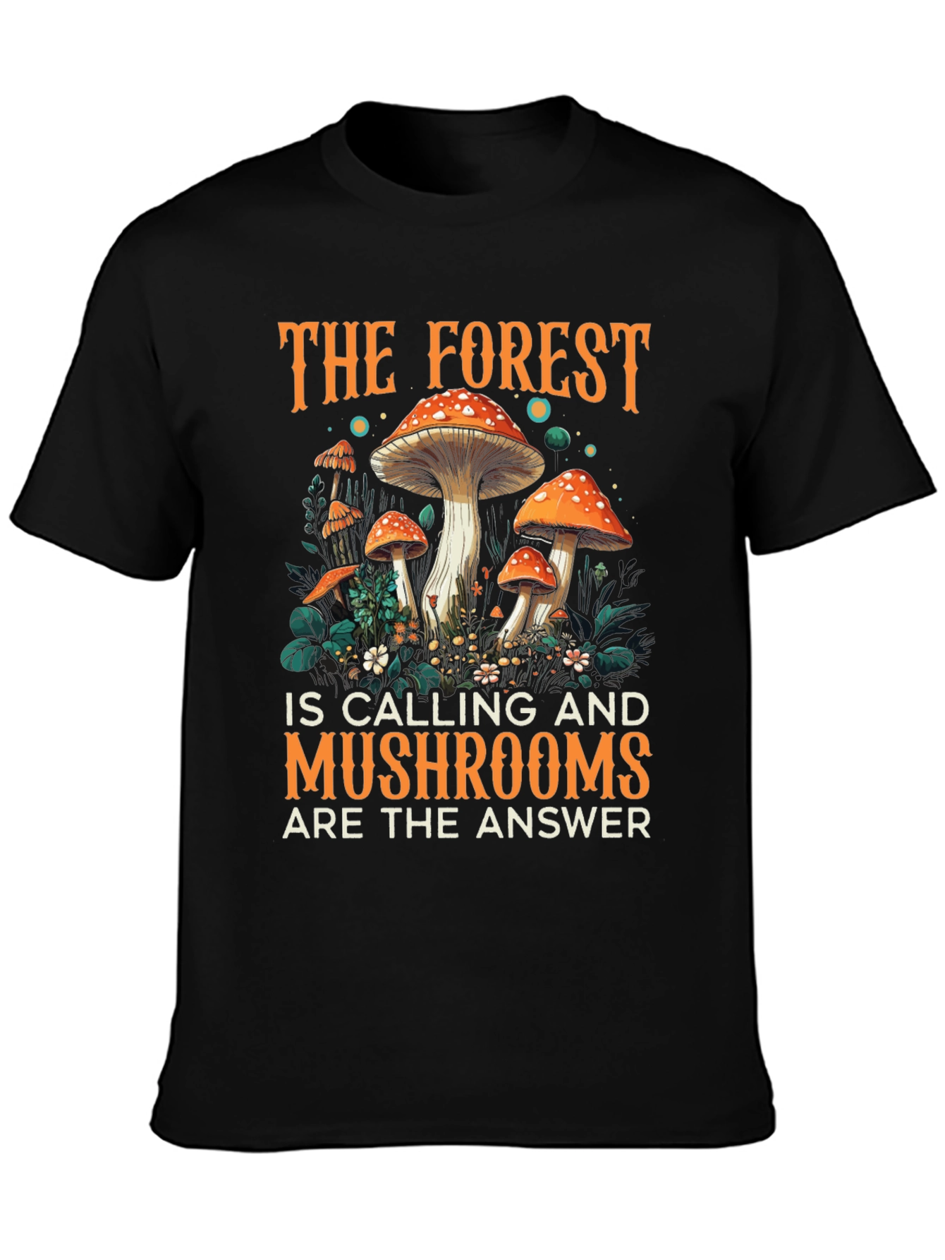 Forest Calling Mushroom Graphic Tee