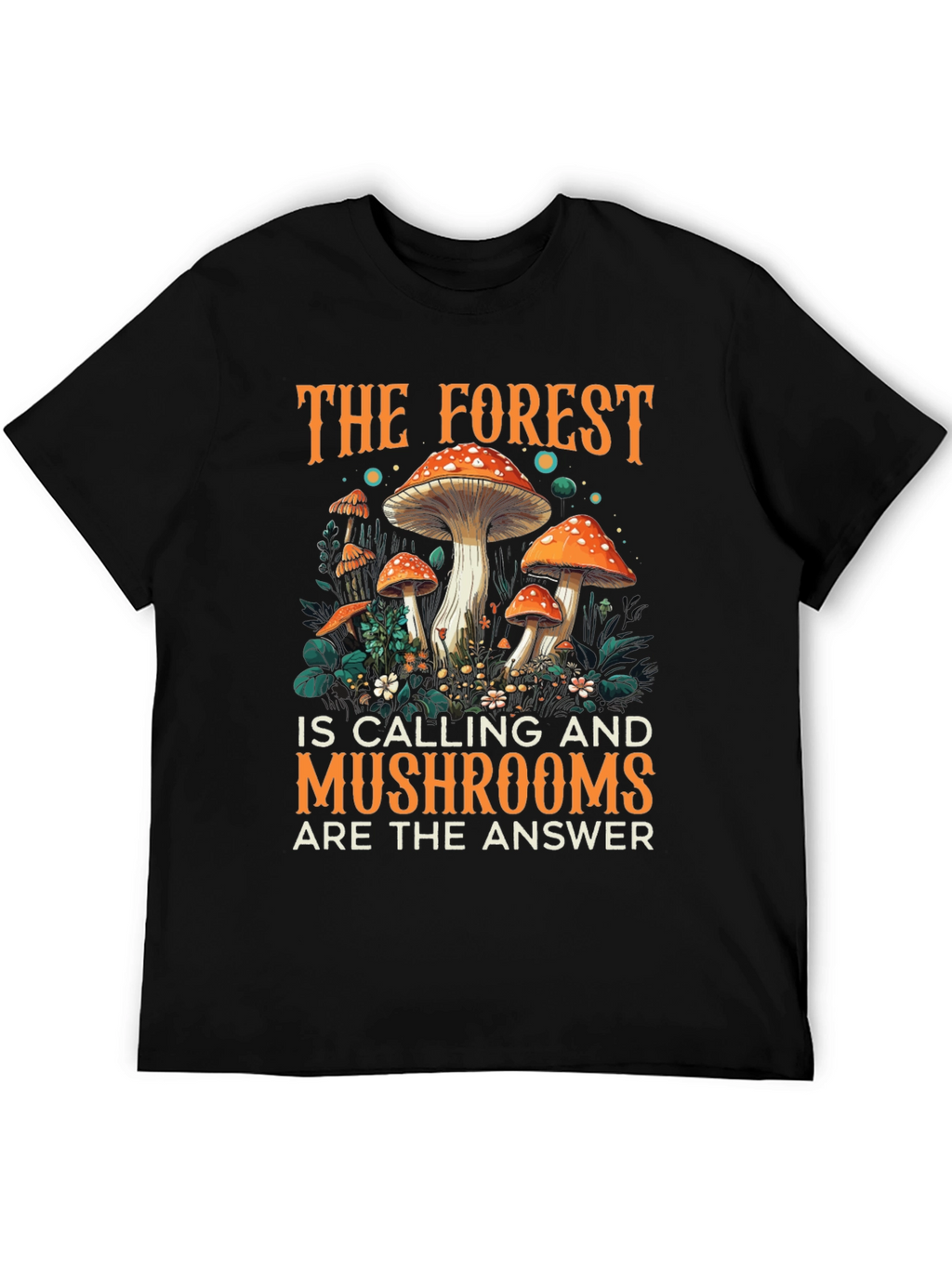 Forest Calling Mushroom Graphic Tee