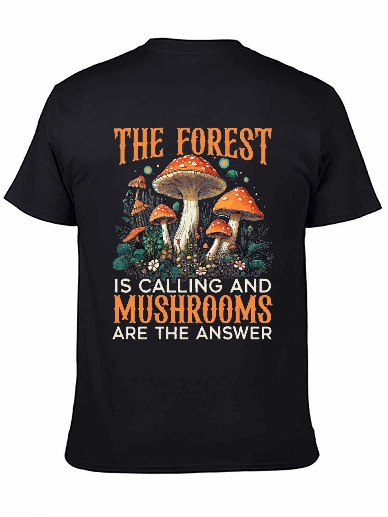 Forest Calling Mushroom Graphic Tee