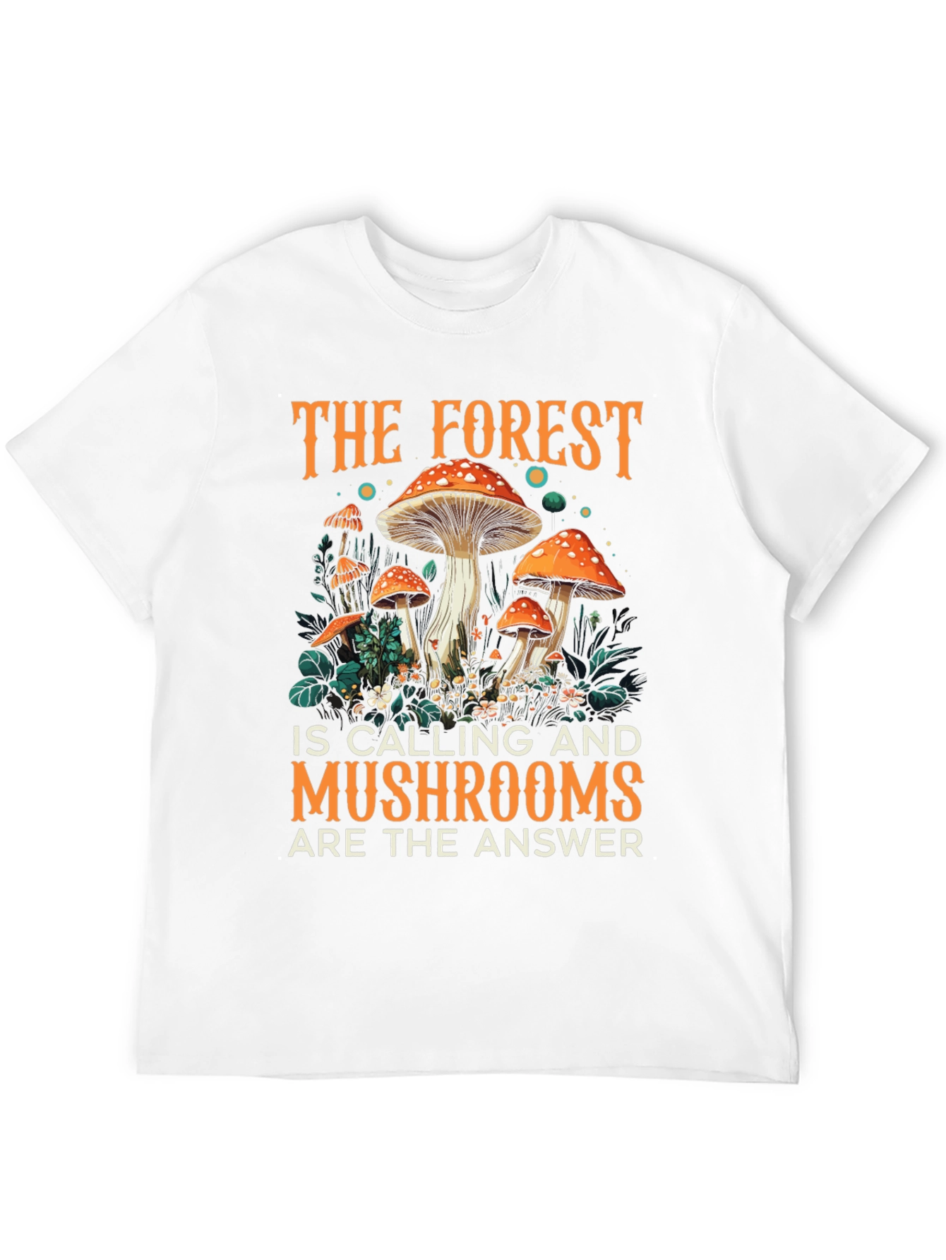 Forest Calling Mushroom Graphic Tee