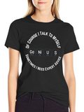 Genius Periodic Table T-Shirt Expert Advice Funny