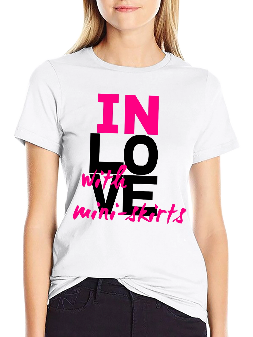 In Love With Mini-Skirts Graphic Tee