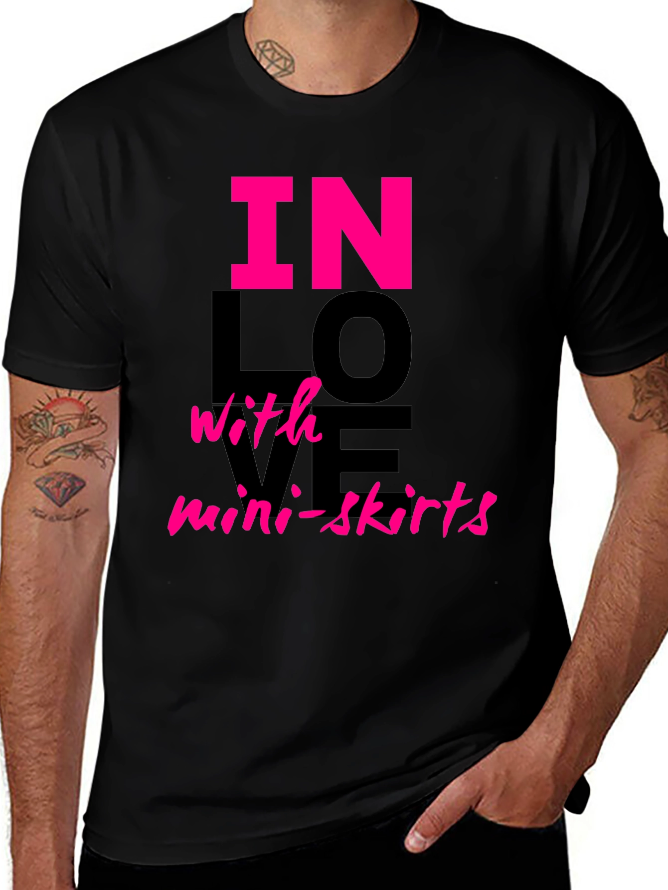 In Love With Mini-Skirts Graphic Tee