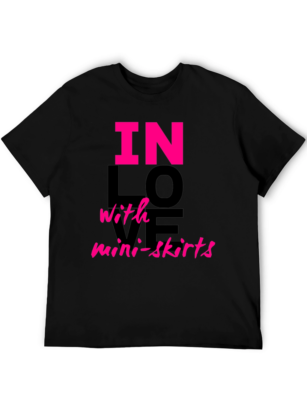 In Love With Mini-Skirts Graphic Tee