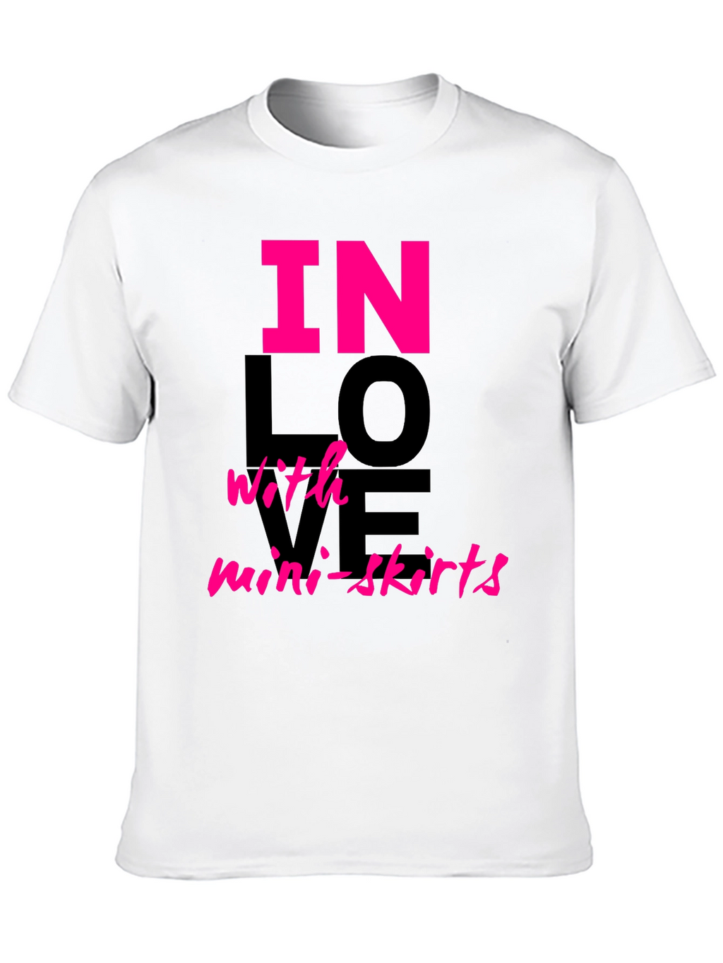 In Love With Mini-Skirts Graphic Tee
