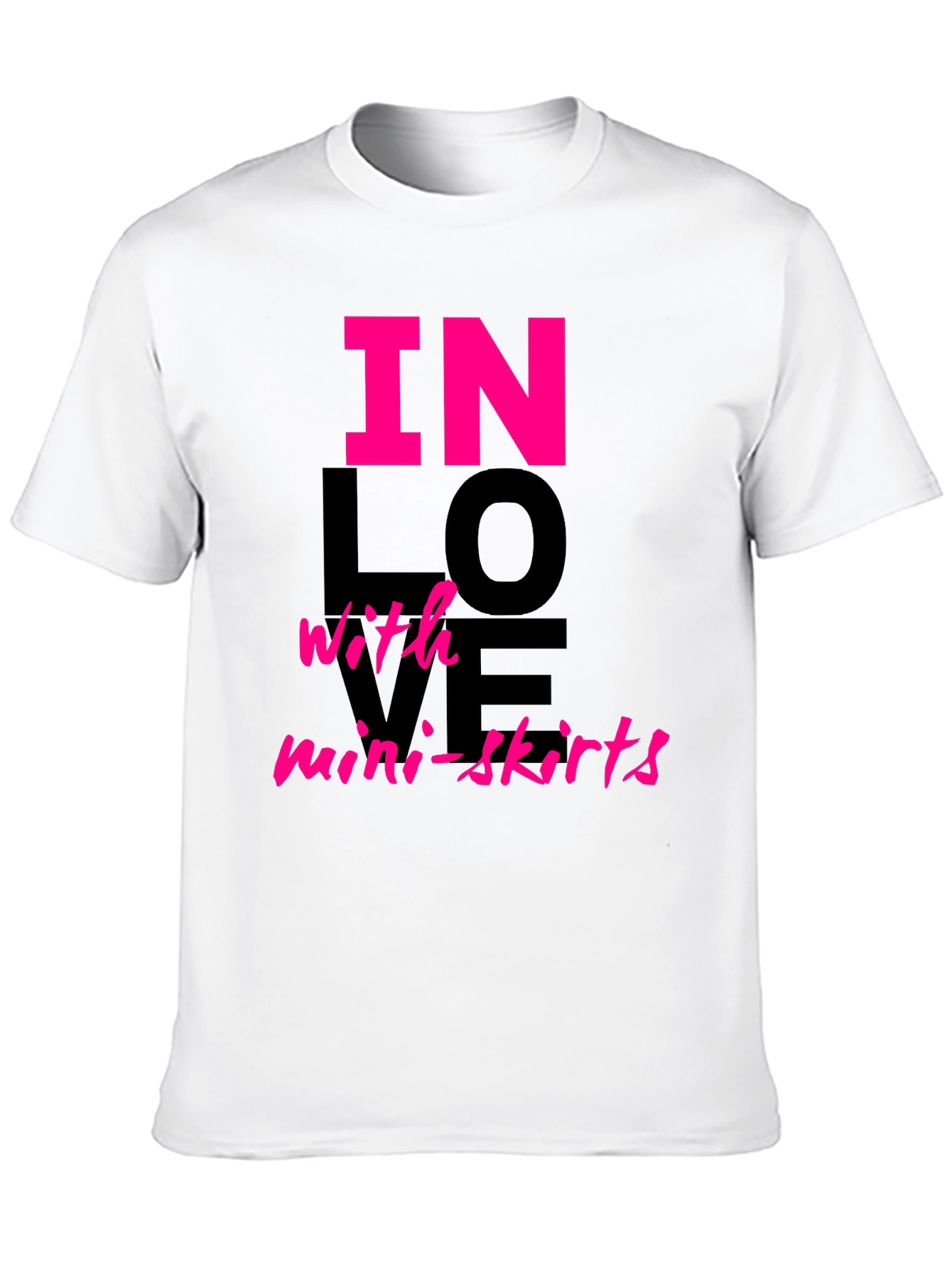 In Love With Mini-Skirts Graphic Tee