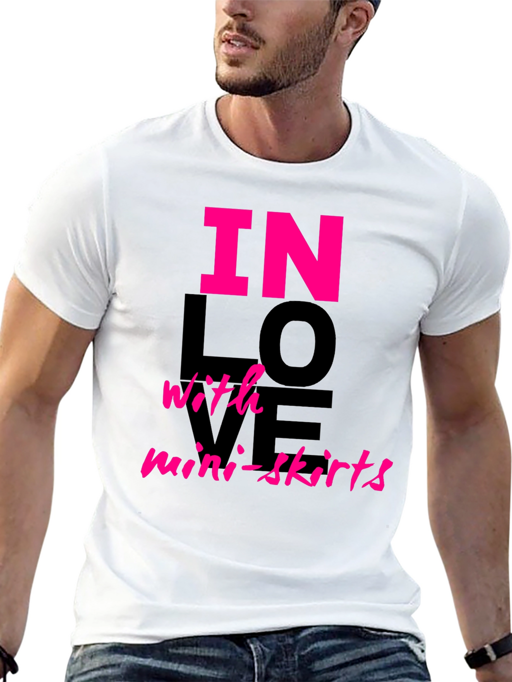 In Love With Mini-Skirts Graphic Tee