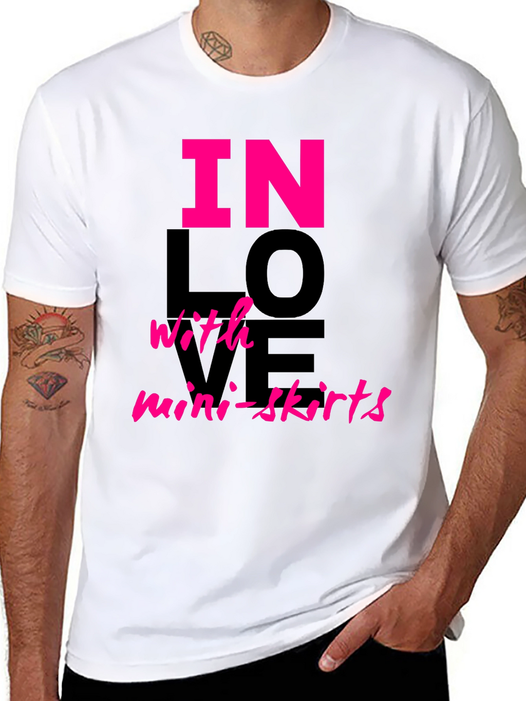 In Love With Mini-Skirts Graphic Tee