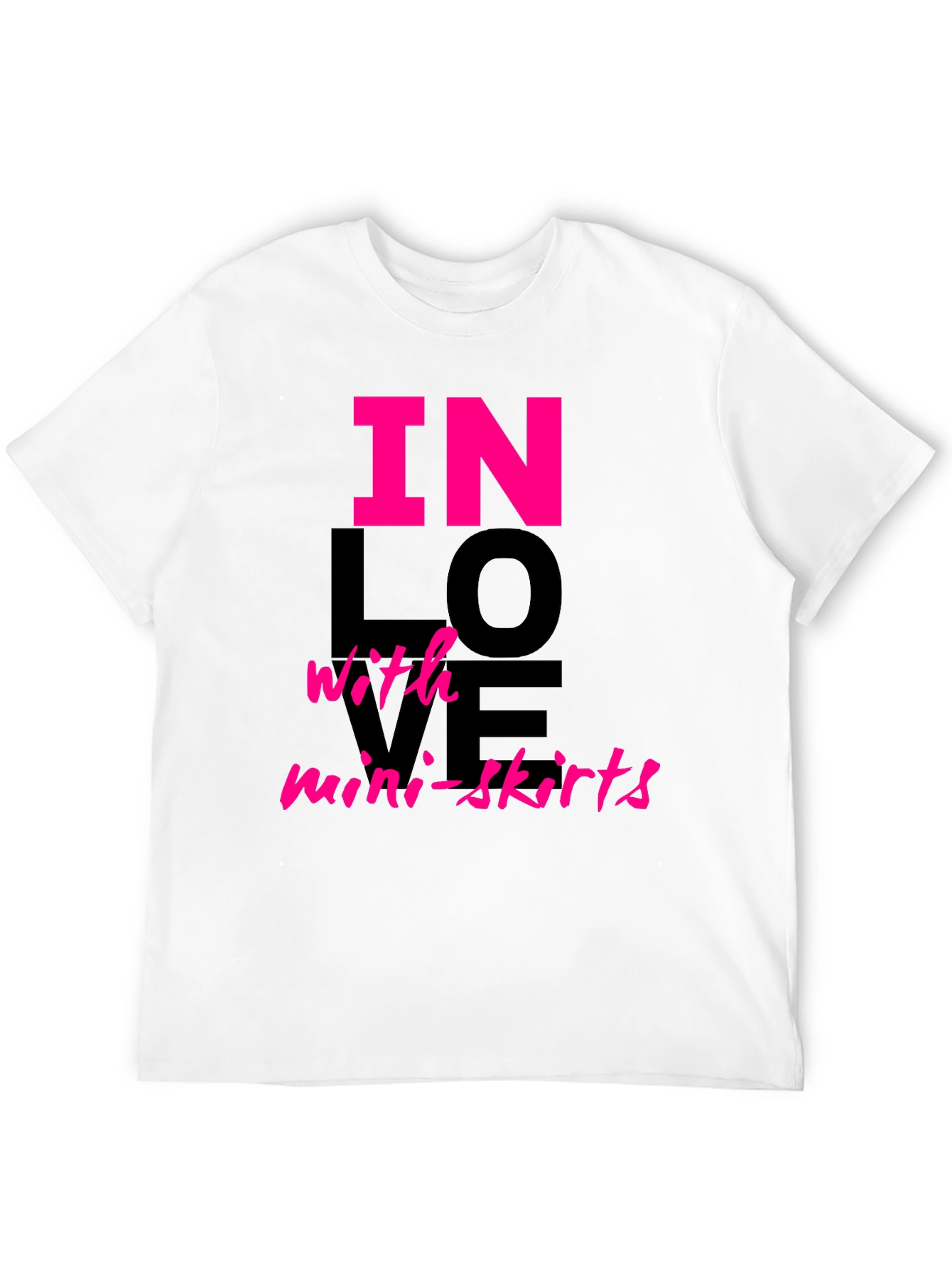 In Love With Mini-Skirts Graphic Tee