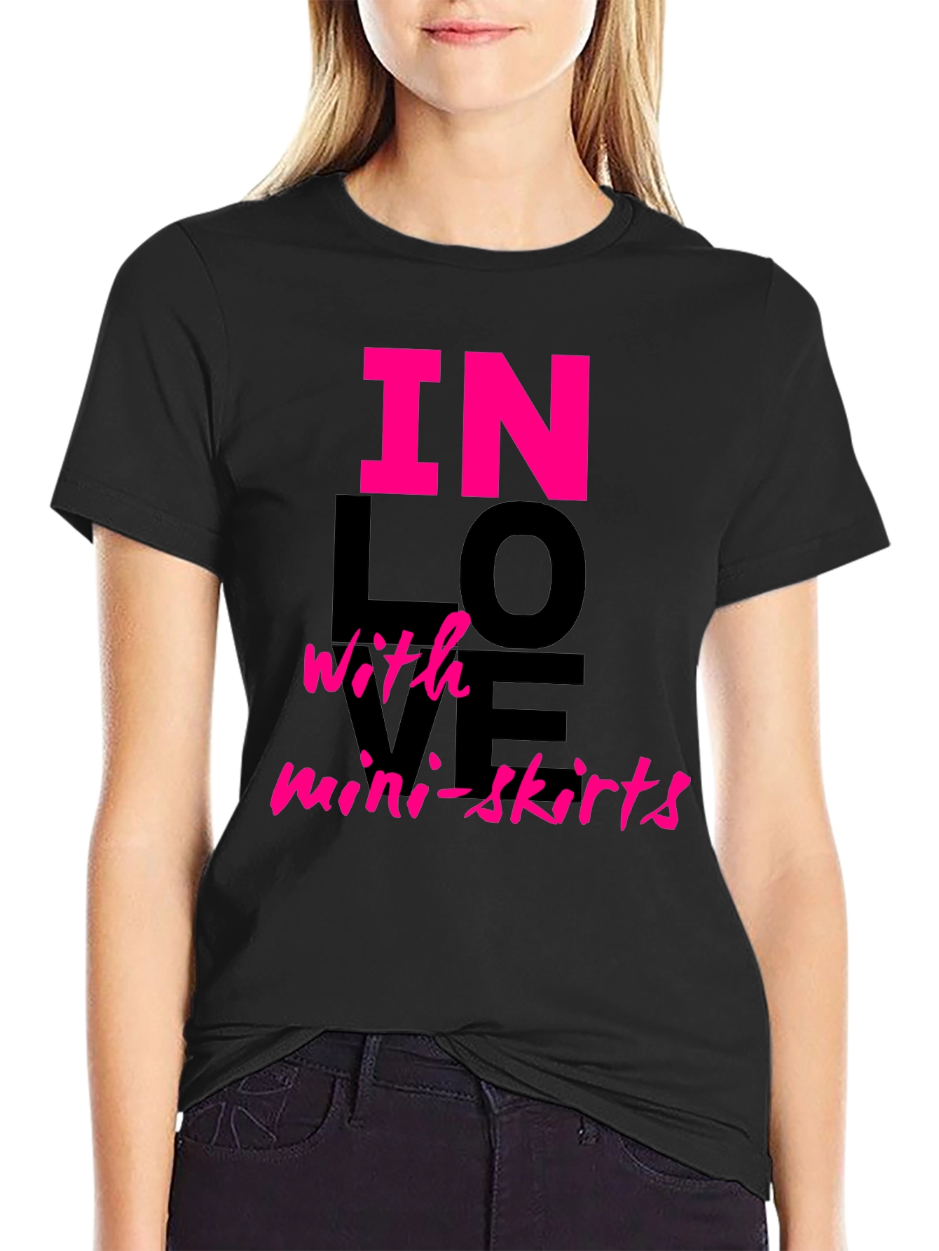 In Love With Mini-Skirts Graphic Tee