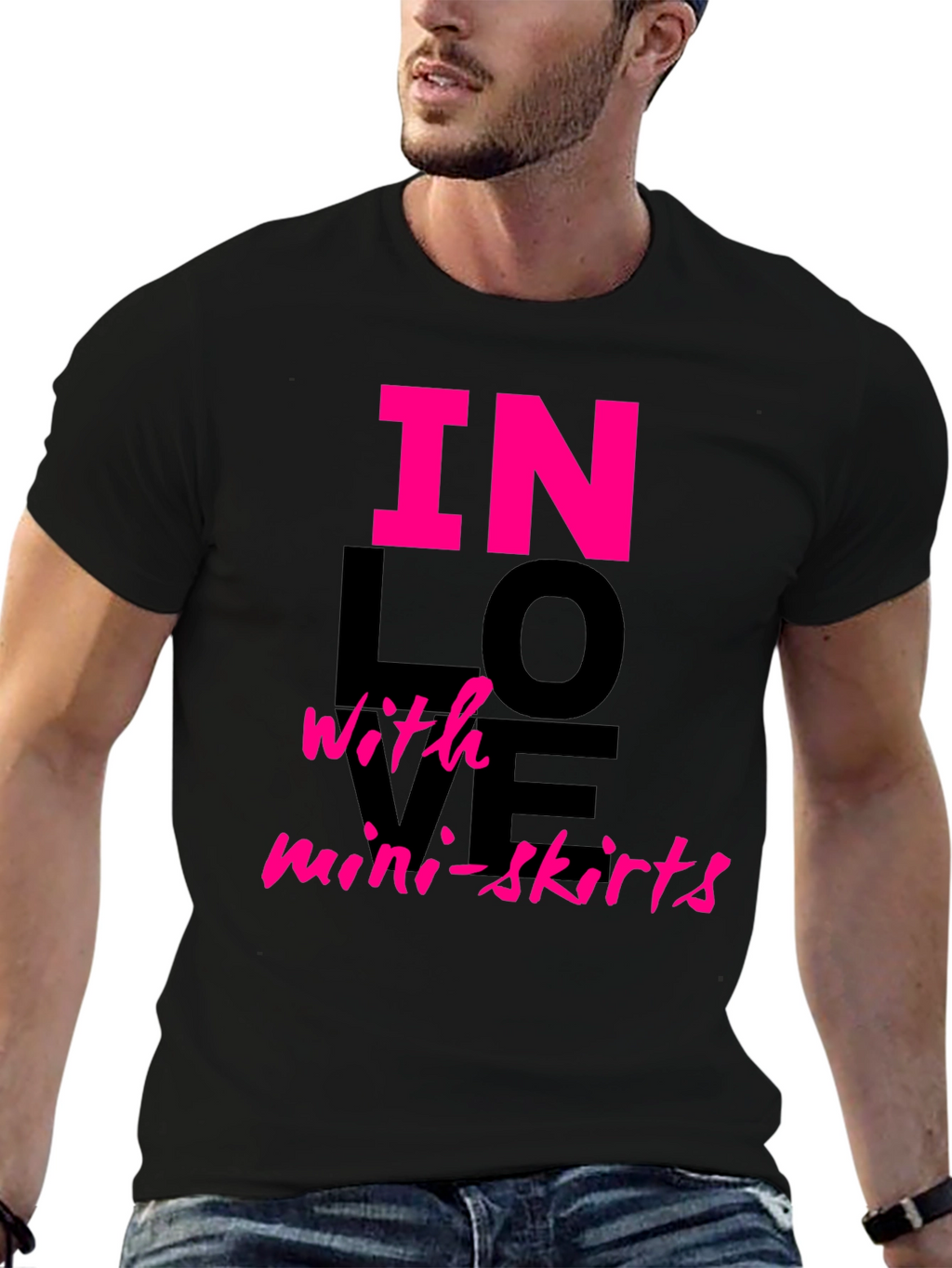 In Love With Mini-Skirts Graphic Tee