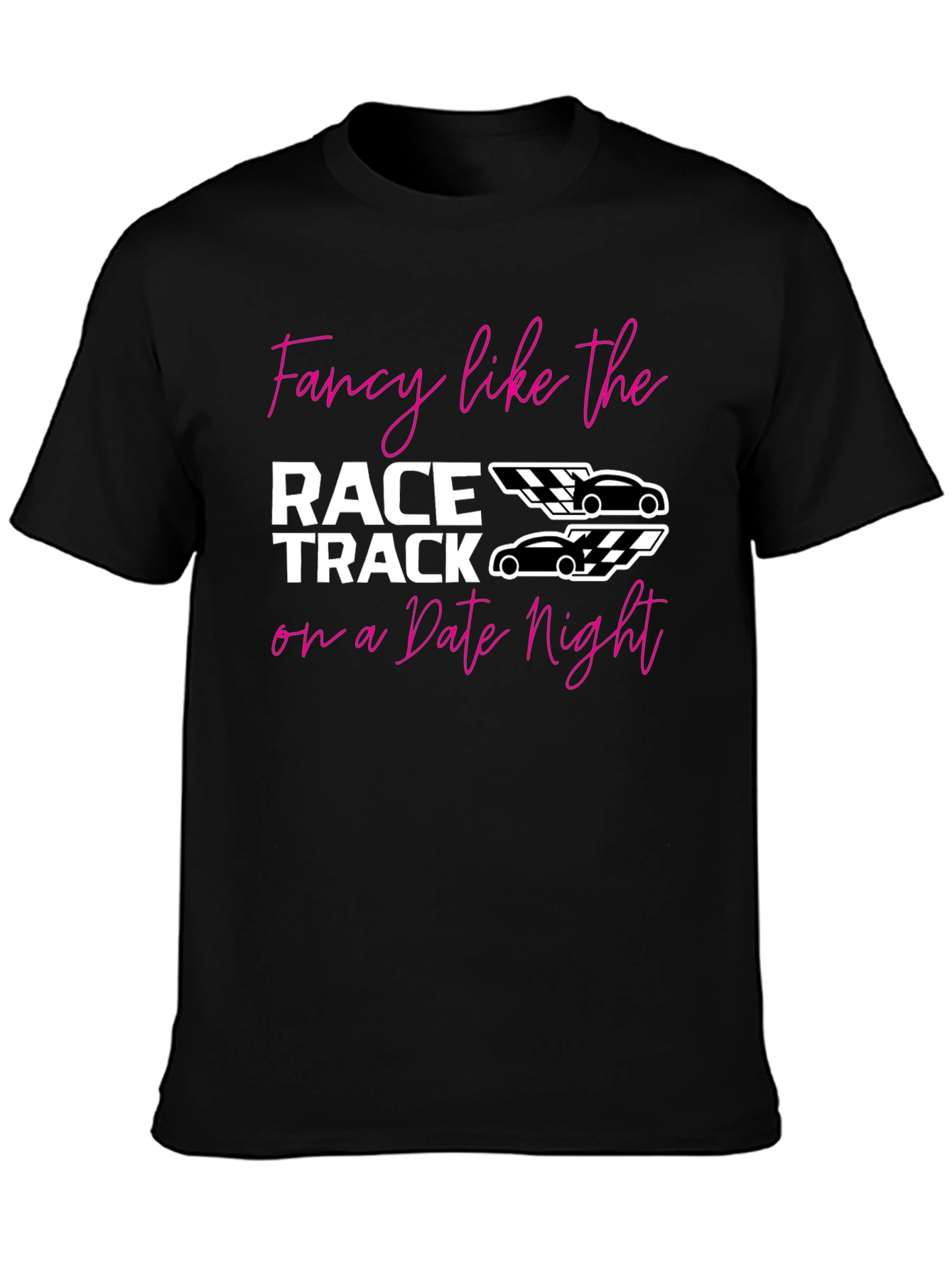 Fancy Race Track Date Night Graphic Tee