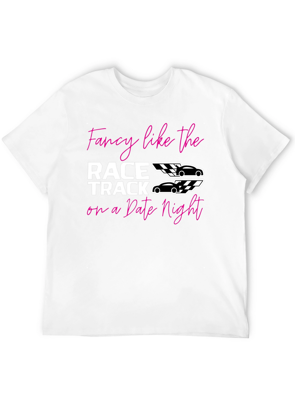 Fancy Race Track Date Night Graphic Tee