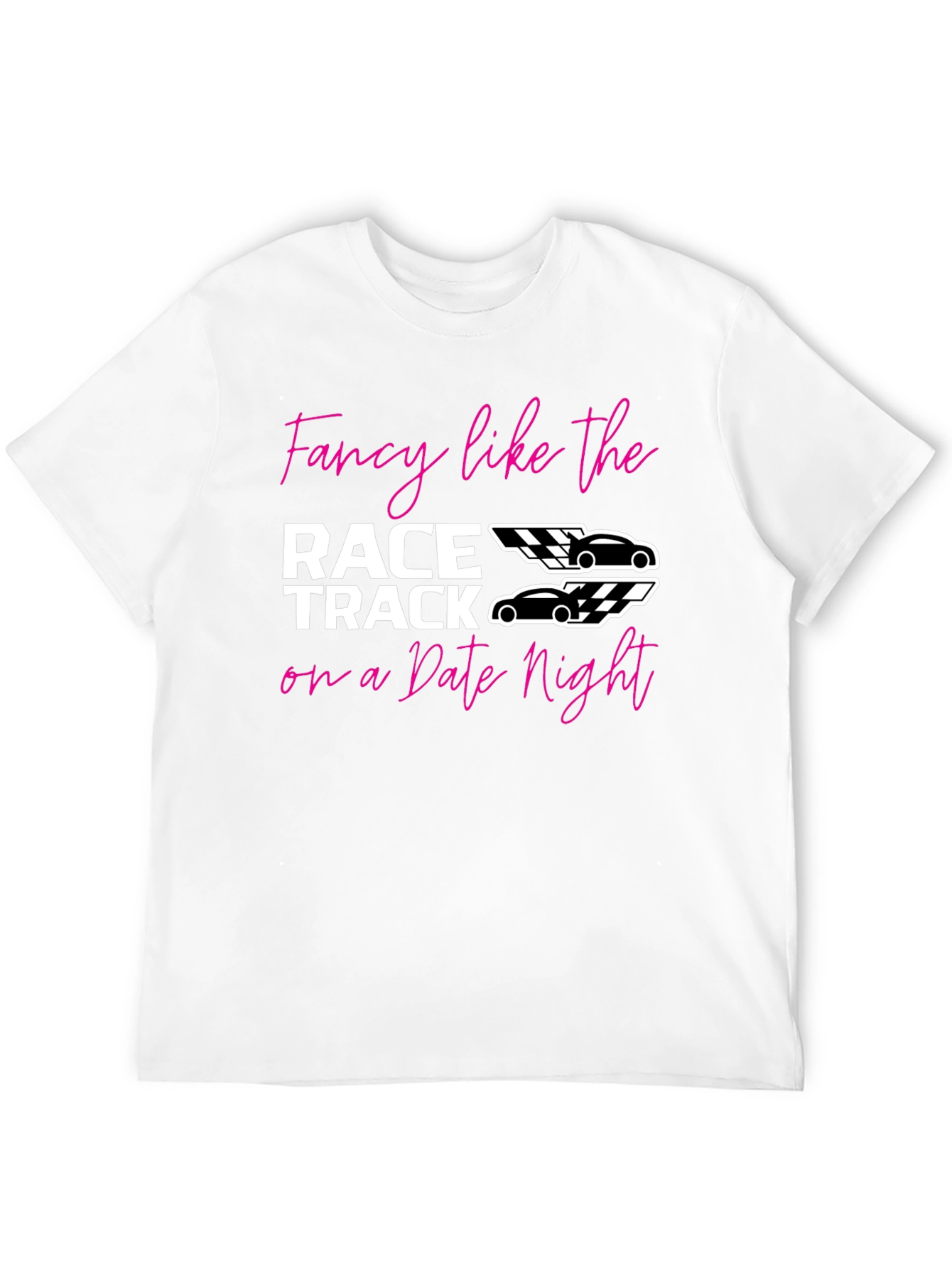 Fancy Race Track Date Night Graphic Tee
