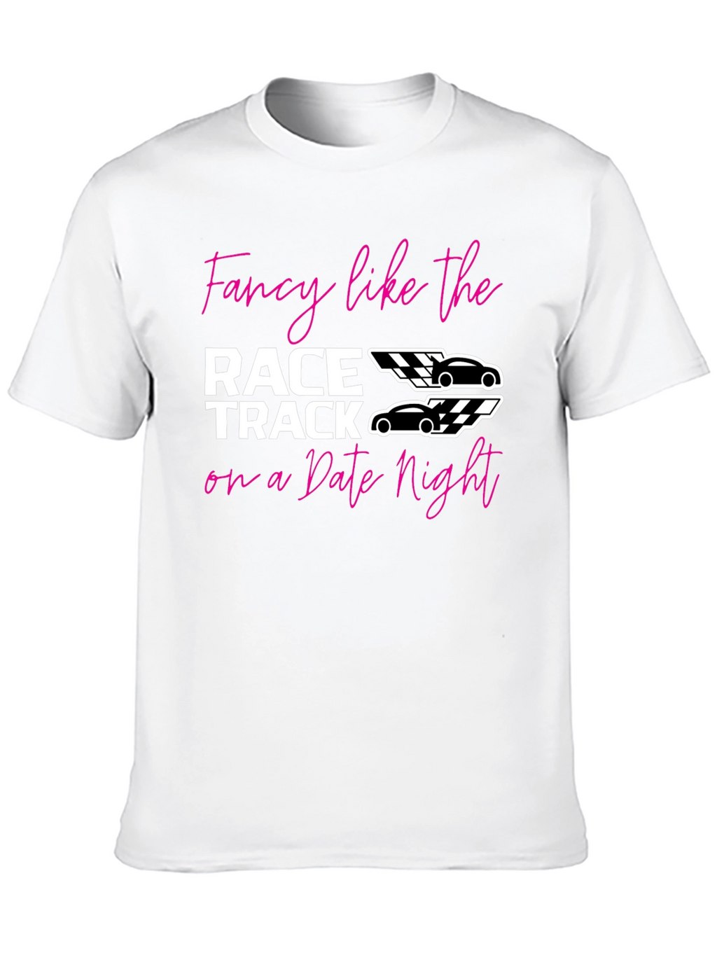 Fancy Race Track Date Night Graphic Tee