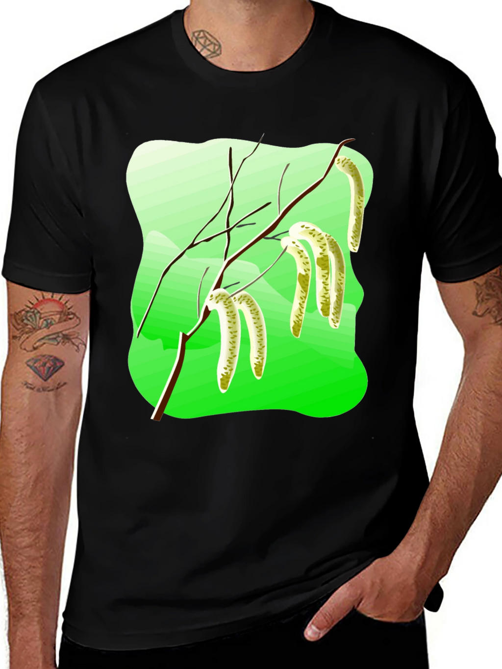 Nature Inspired Graphic T-Shirt