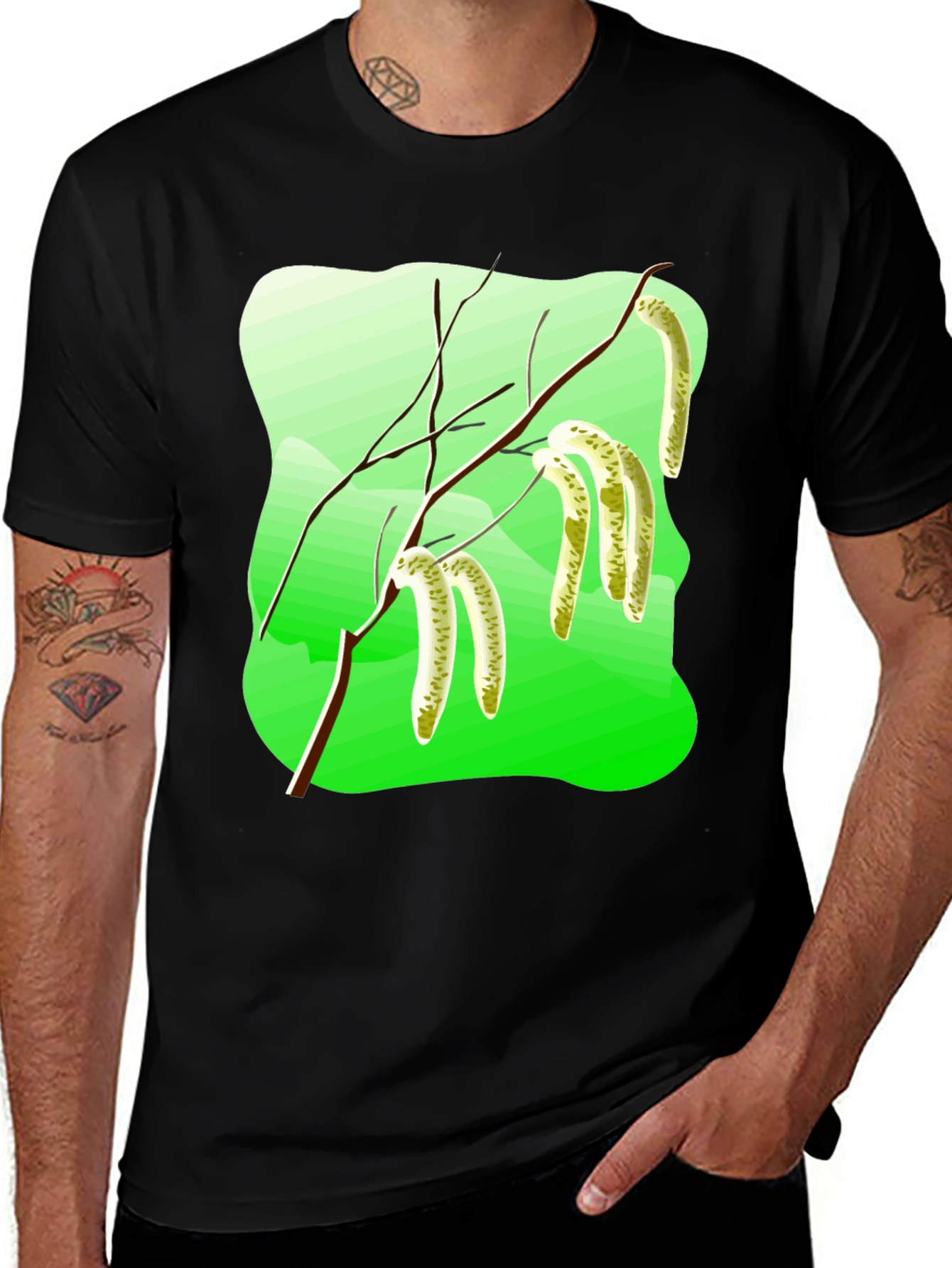 Nature Inspired Graphic T-Shirt