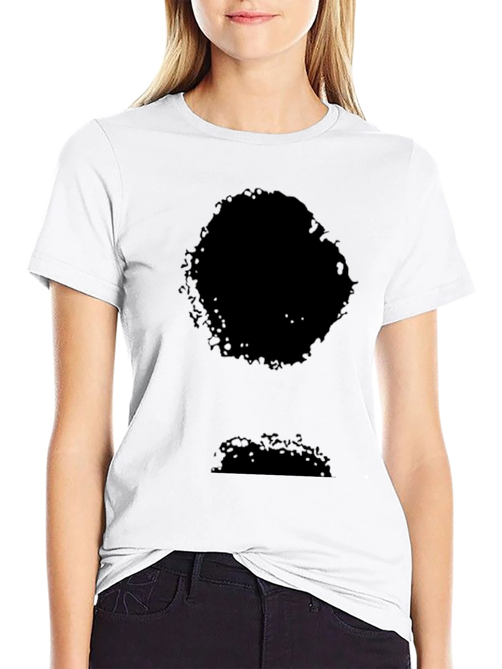 Mens Black Short Sleeve Crew Neck T-Shirt