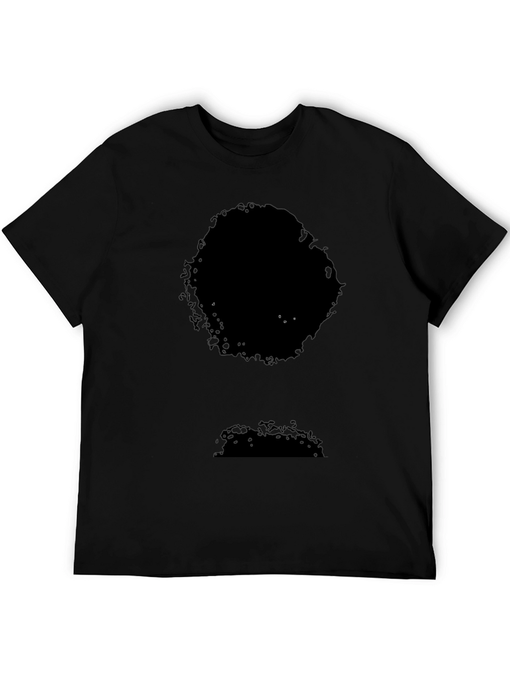Mens Black Short Sleeve Crew Neck T-Shirt