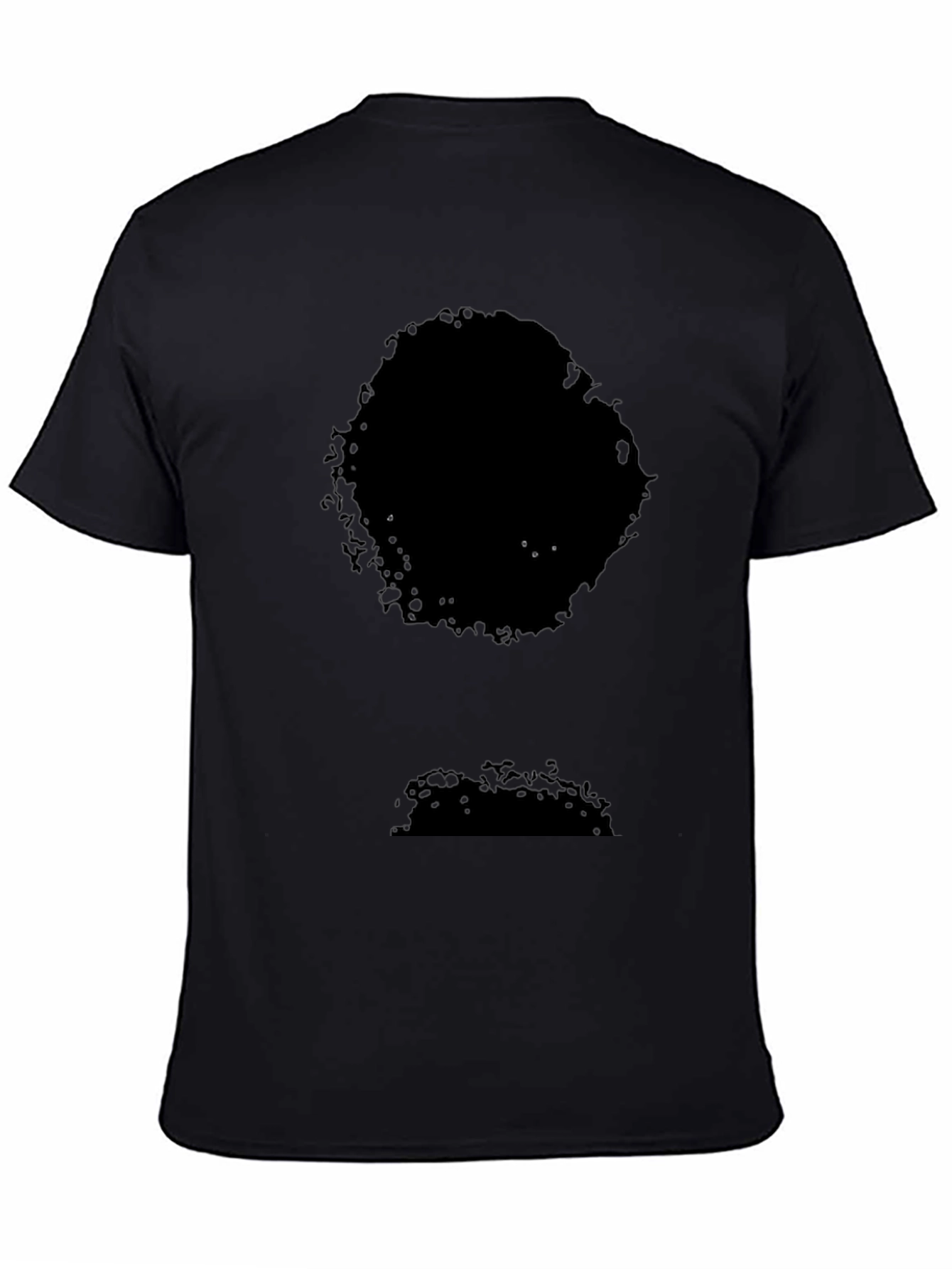 Mens Black Short Sleeve Crew Neck T-Shirt