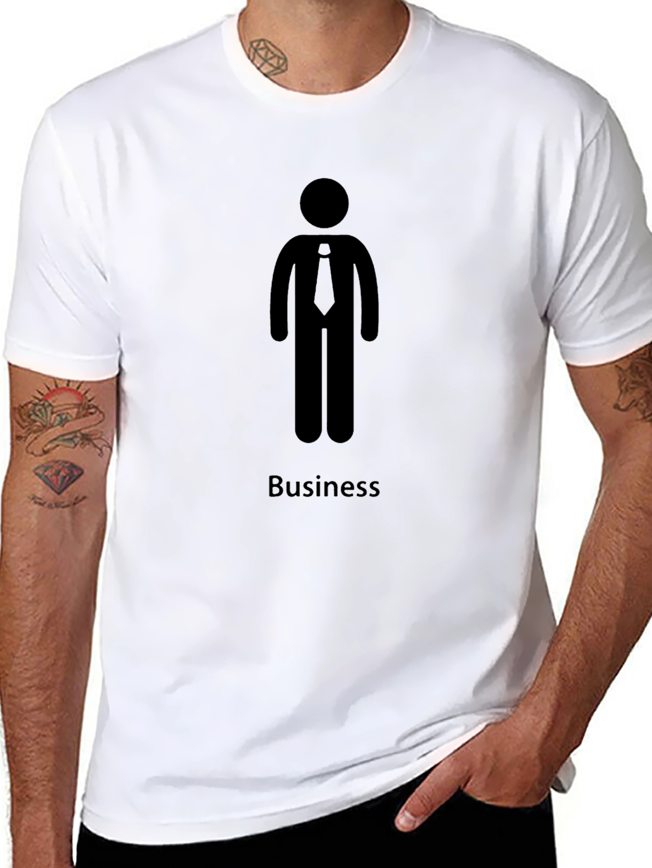 Business Icon T-Shirt - Black