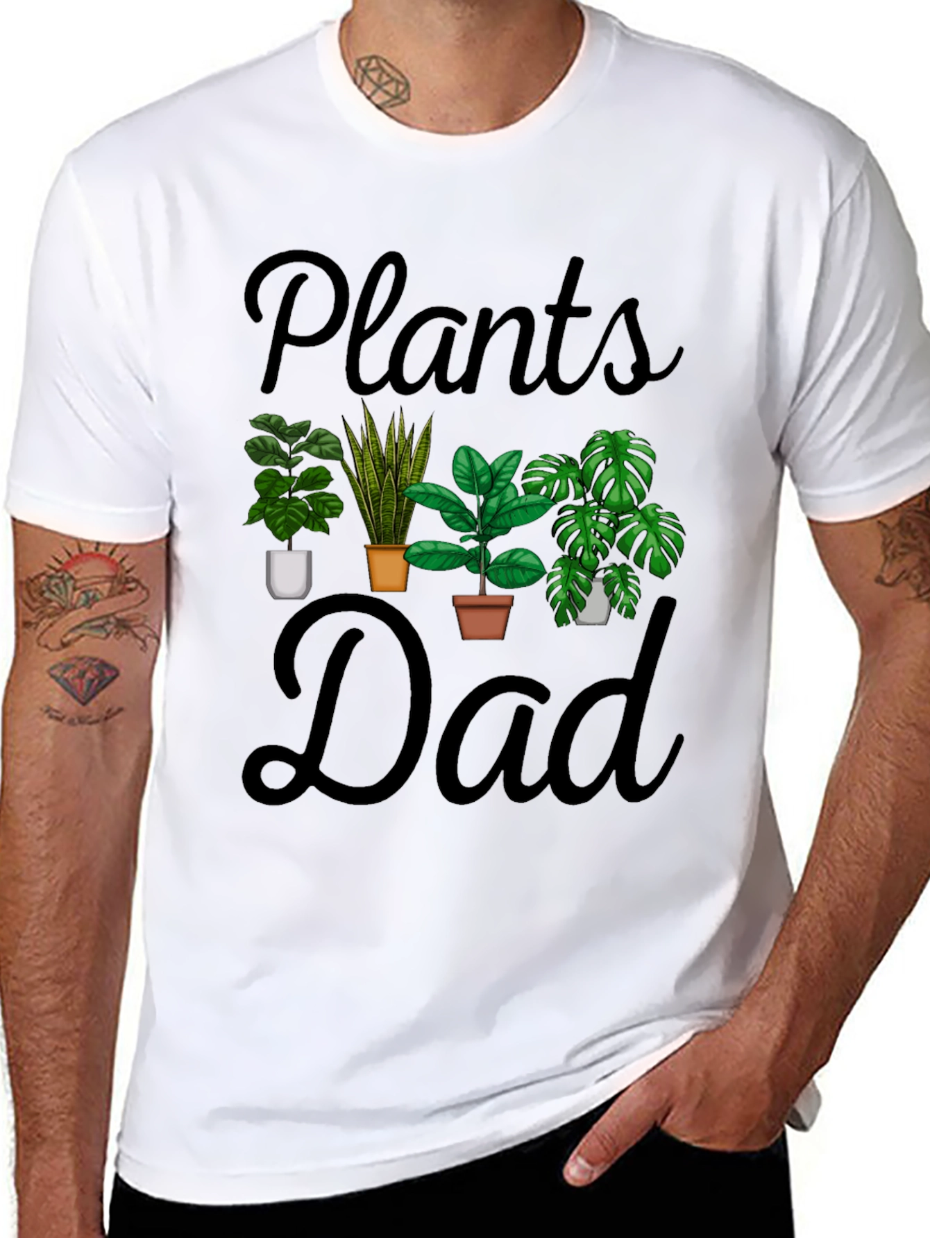 Plants Dad T-Shirt - Gardening Lover Tee
