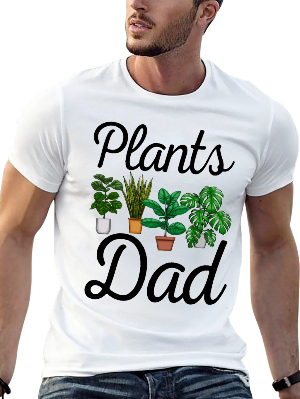 Plants Dad T-Shirt - Gardening Lover Tee