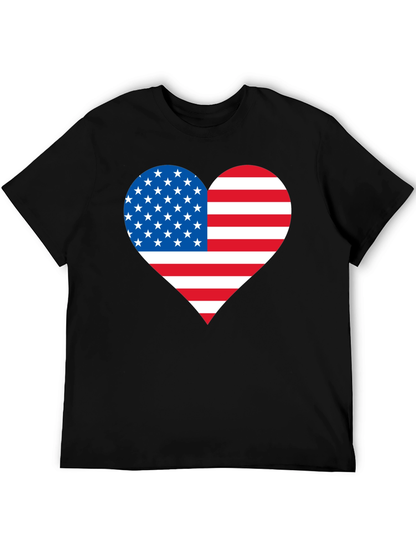 Patriotic Heart Flag T-Shirt