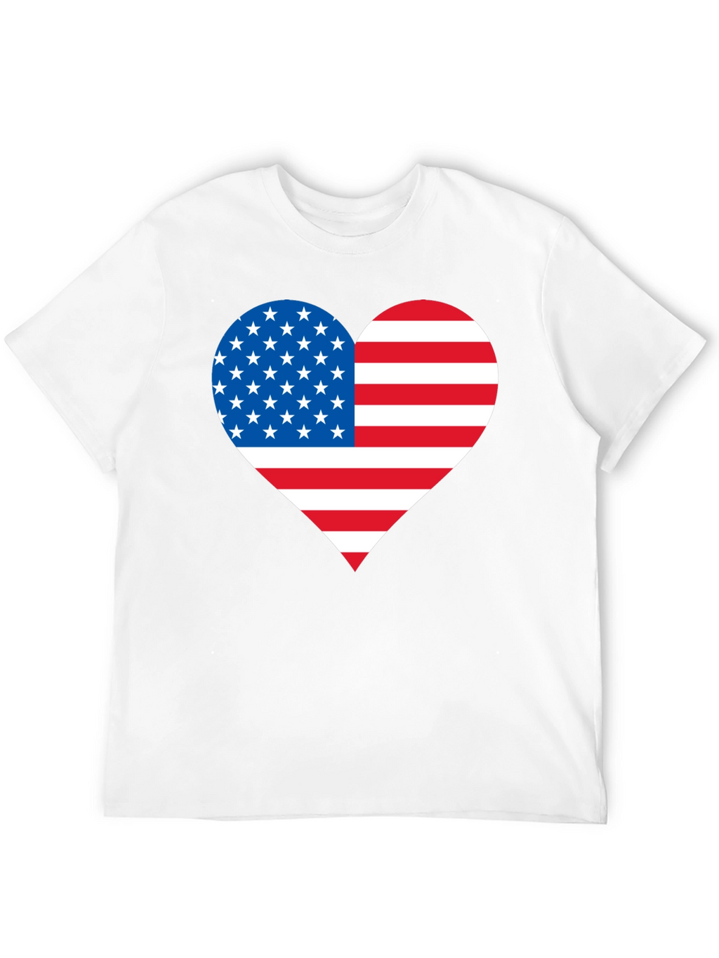 Patriotic Heart Flag T-Shirt