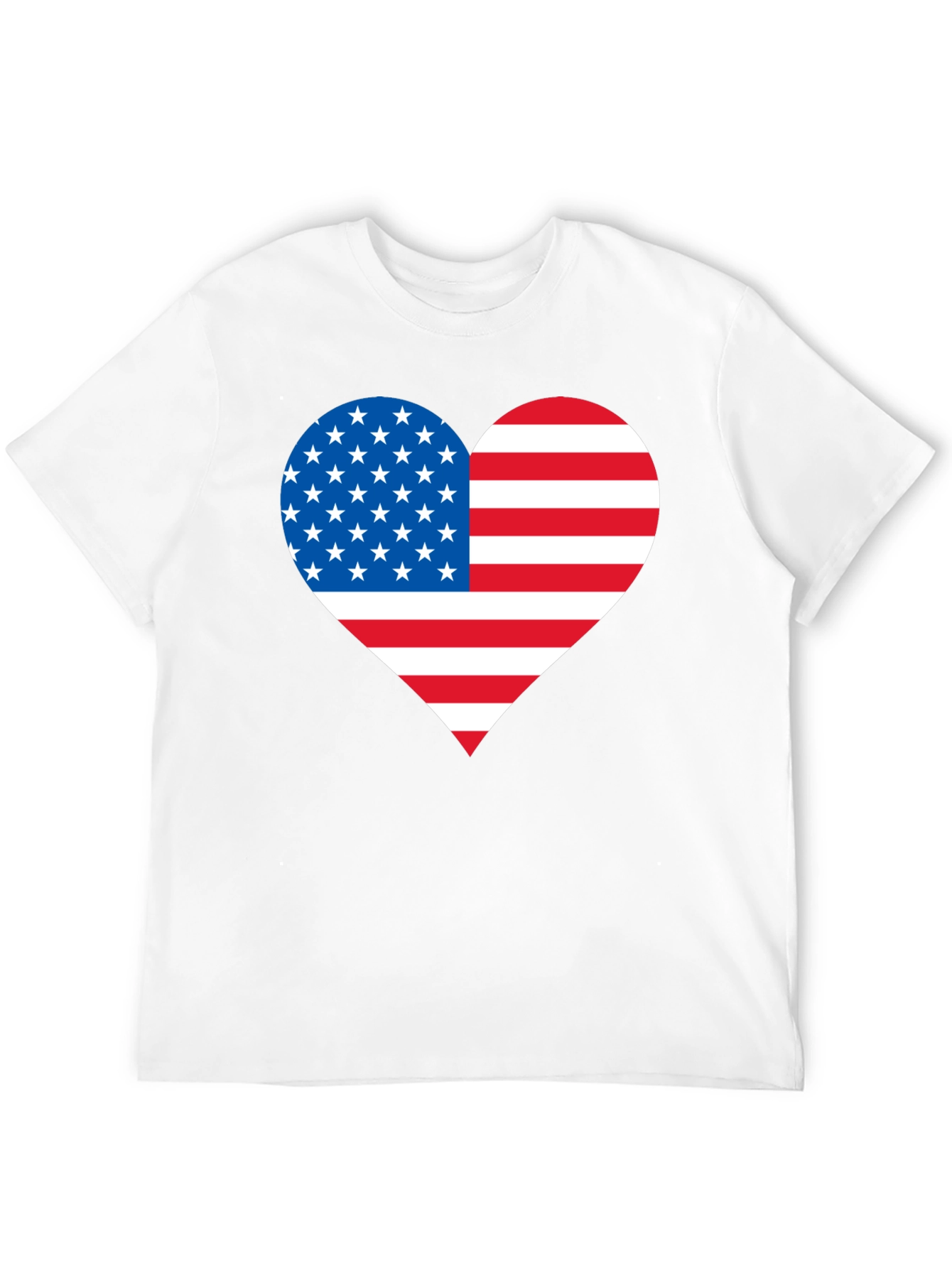 Patriotic Heart Flag T-Shirt