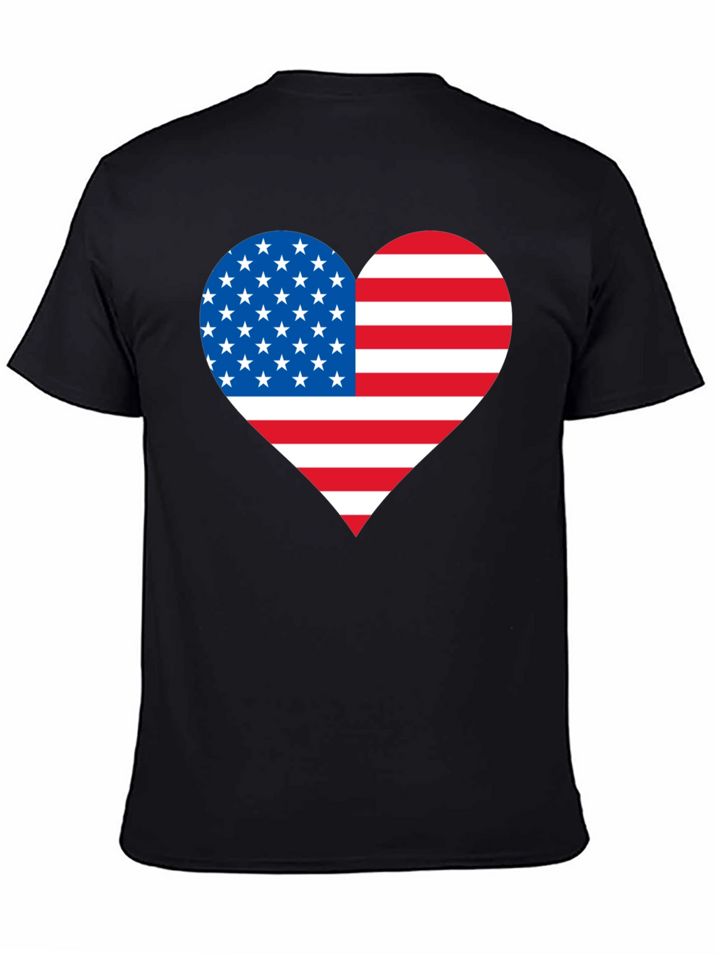 Patriotic Heart Flag T-Shirt