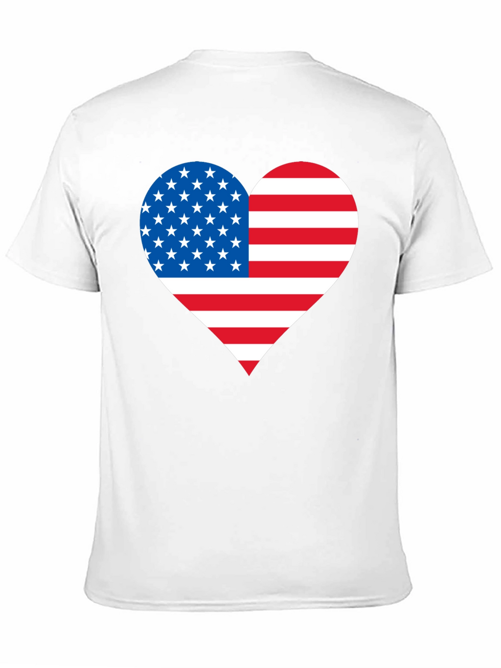 Patriotic Heart Flag T-Shirt