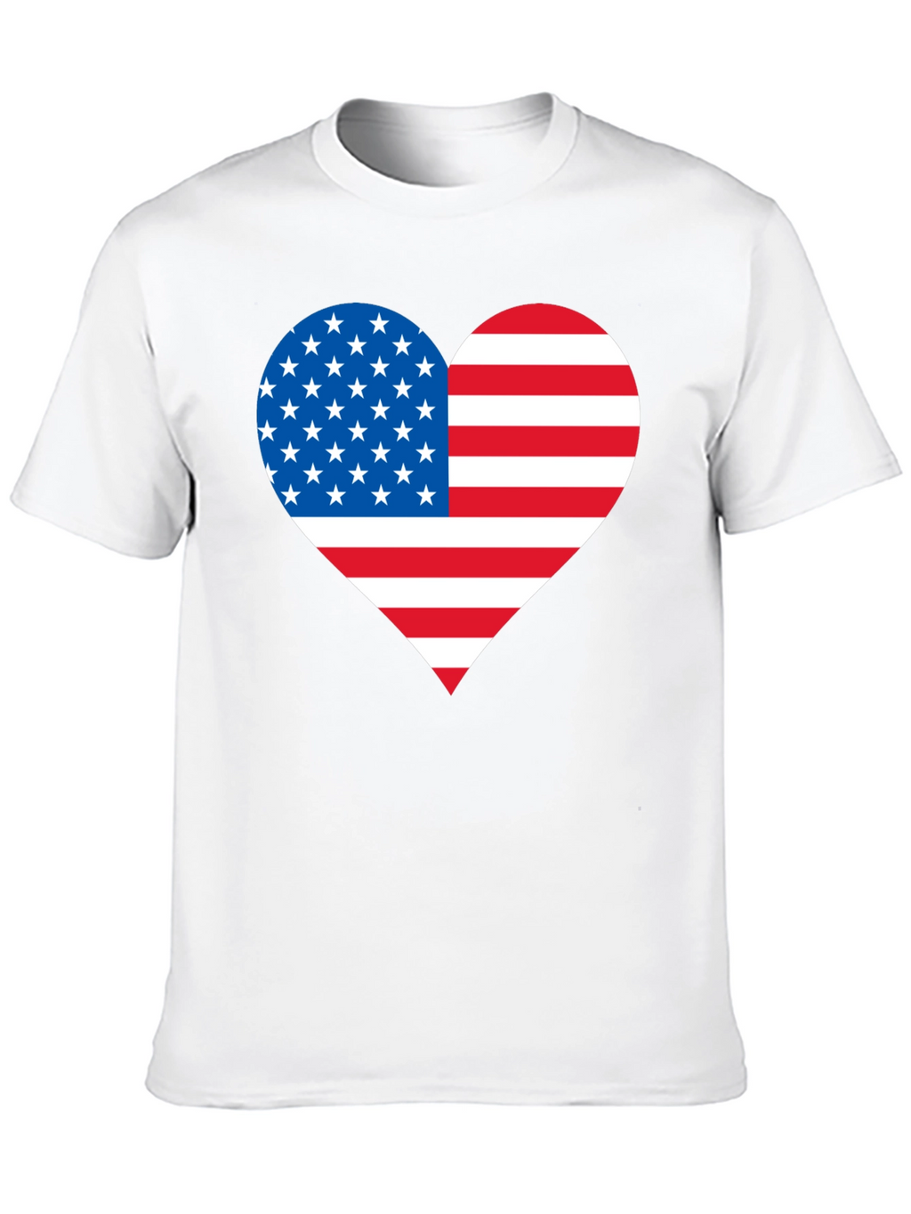 Patriotic Heart Flag T-Shirt
