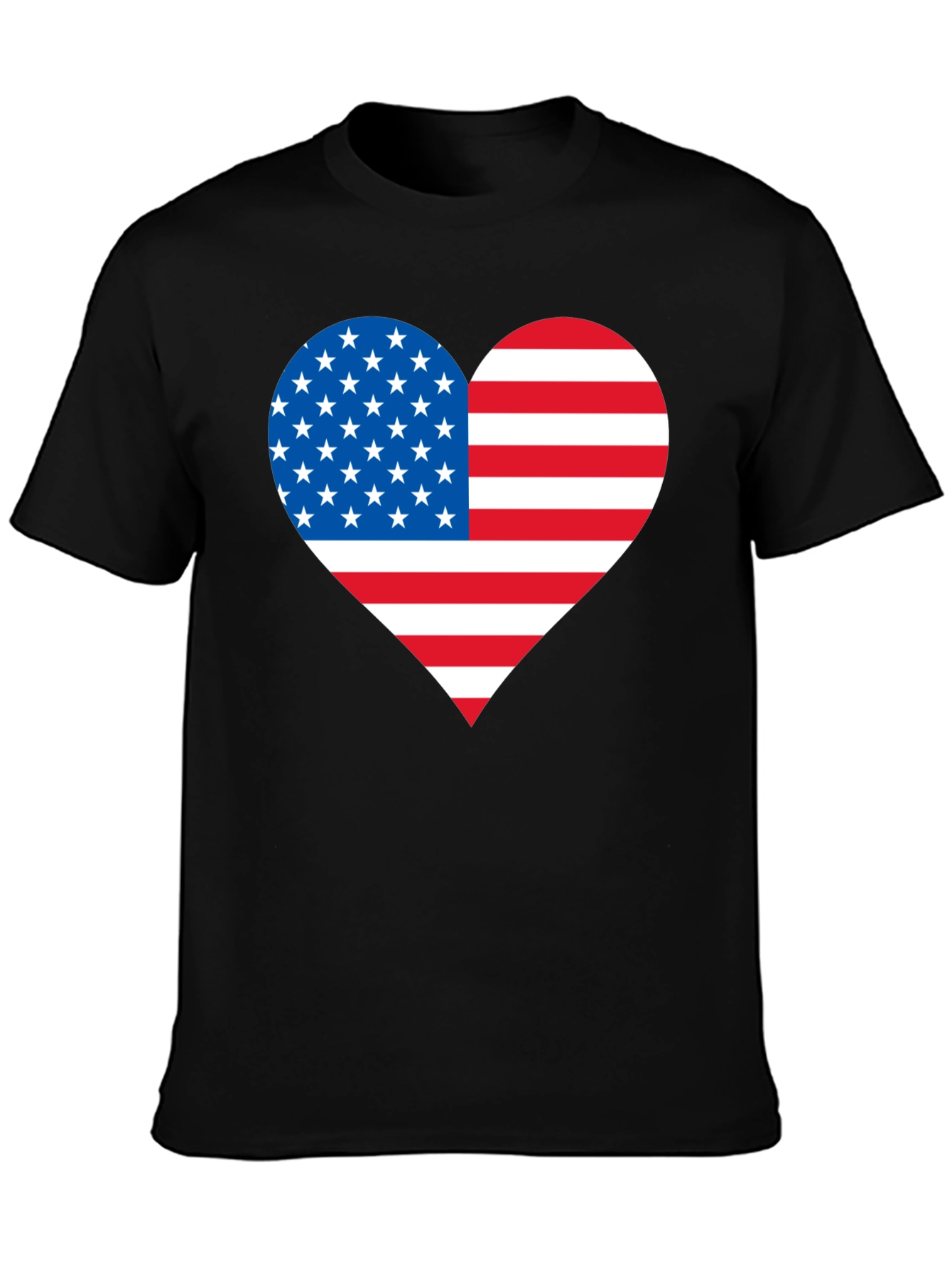 Patriotic Heart Flag T-Shirt