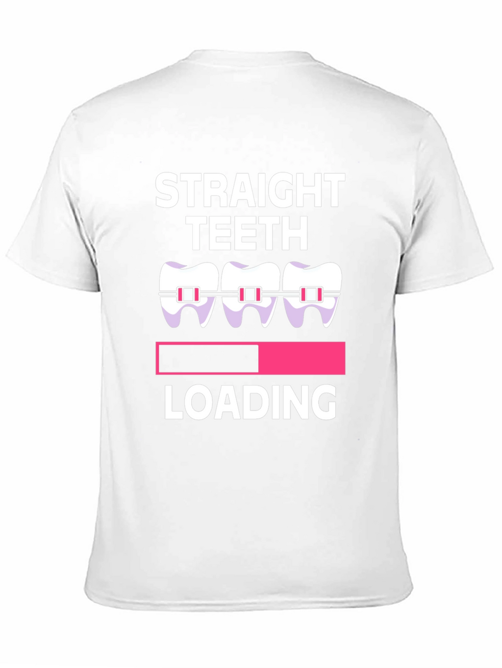 Straight Teeth Loading Graphic Tee - Black