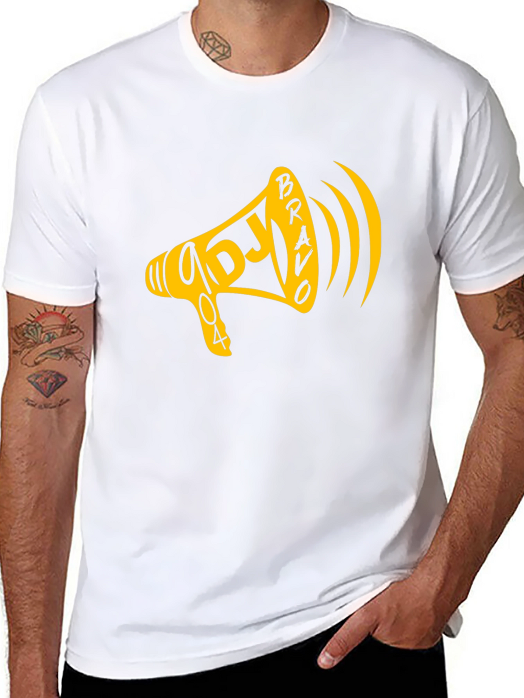 DJ Bravo Megaphone T-Shirt - Black
