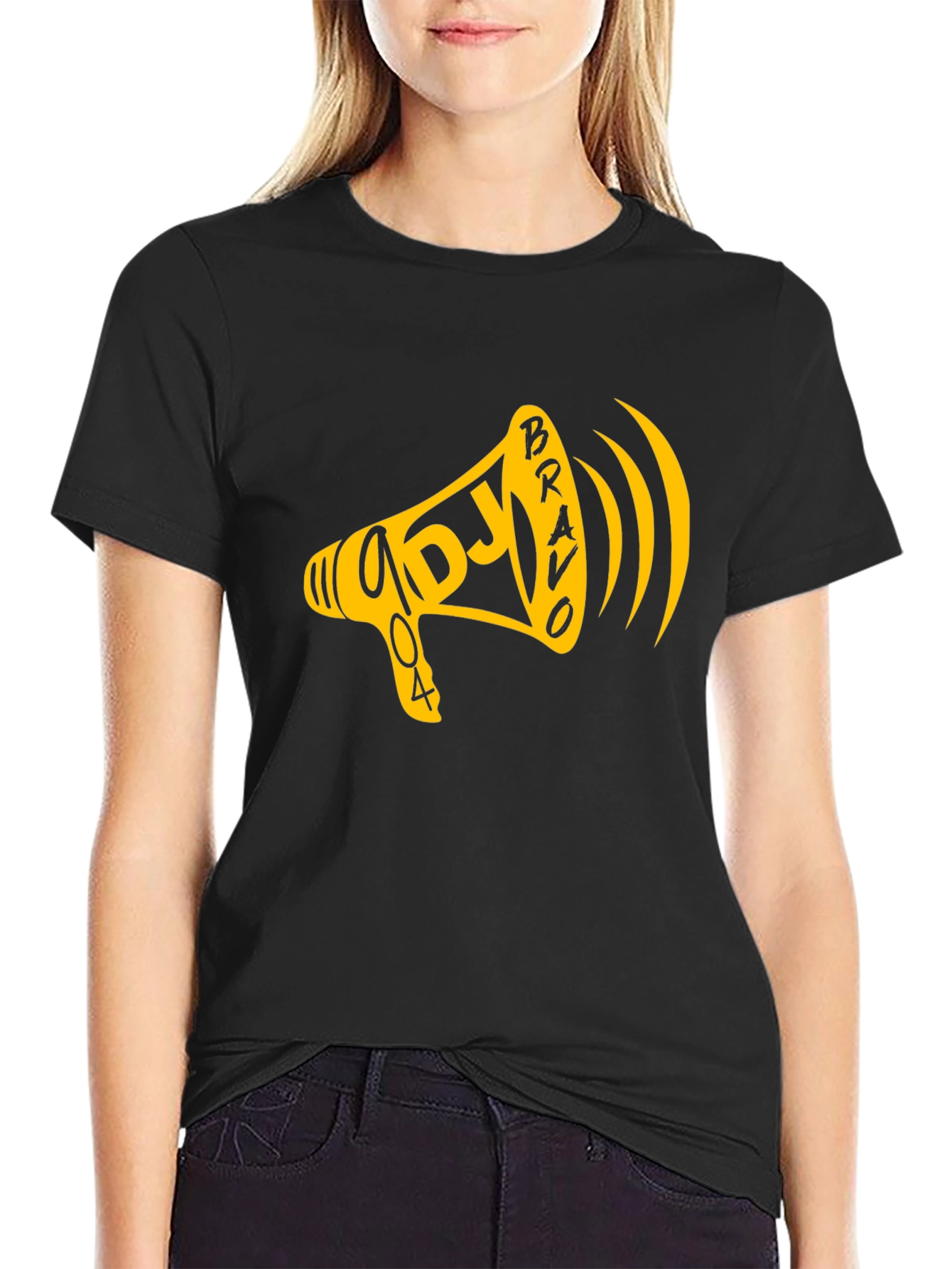 DJ Bravo Megaphone T-Shirt - Black