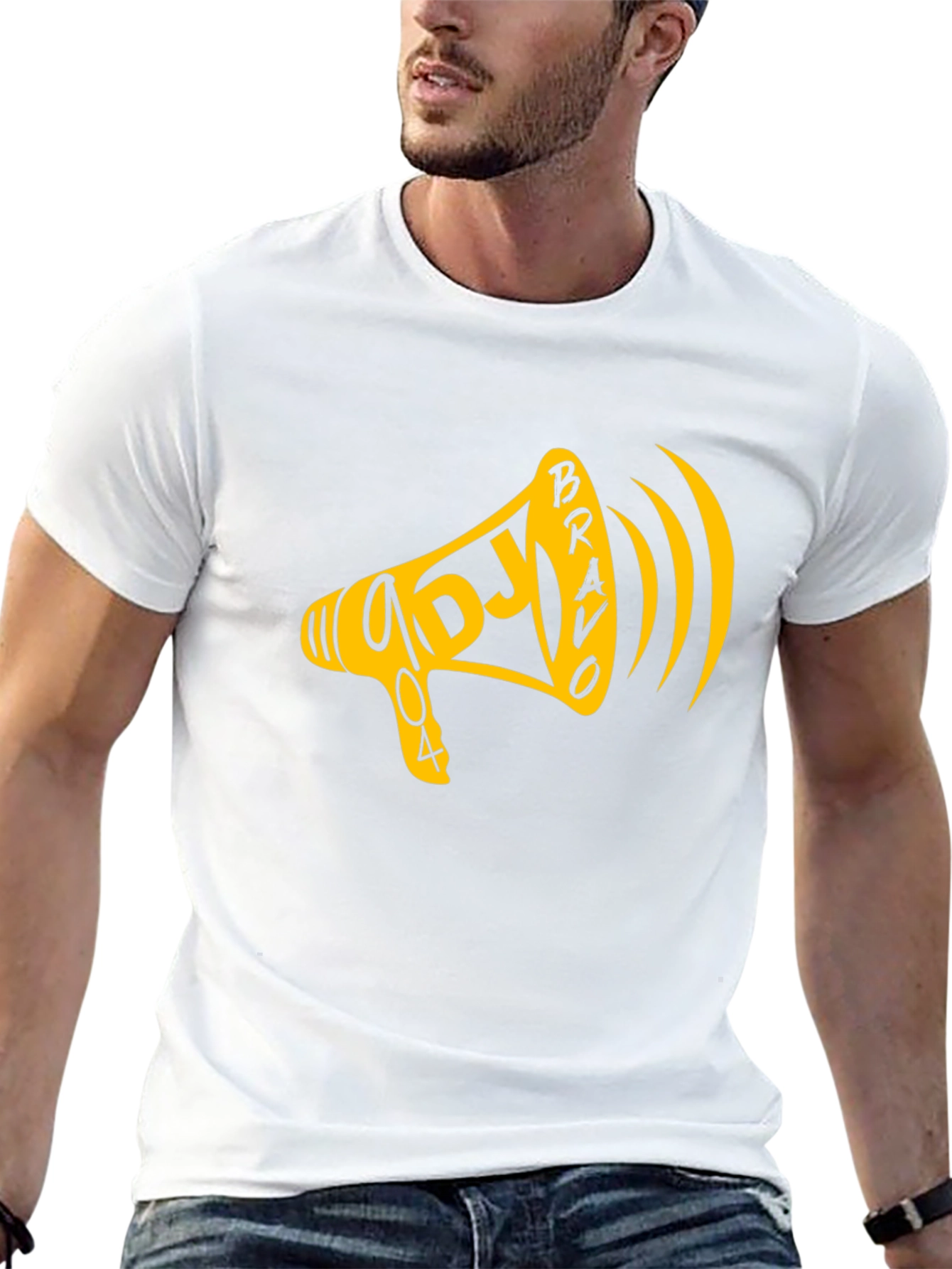 DJ Bravo Megaphone T-Shirt - Black