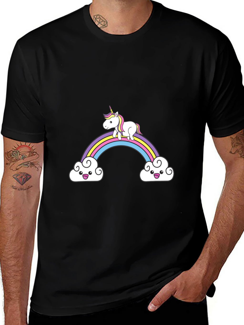 Cute Unicorn Rainbow T-Shirt