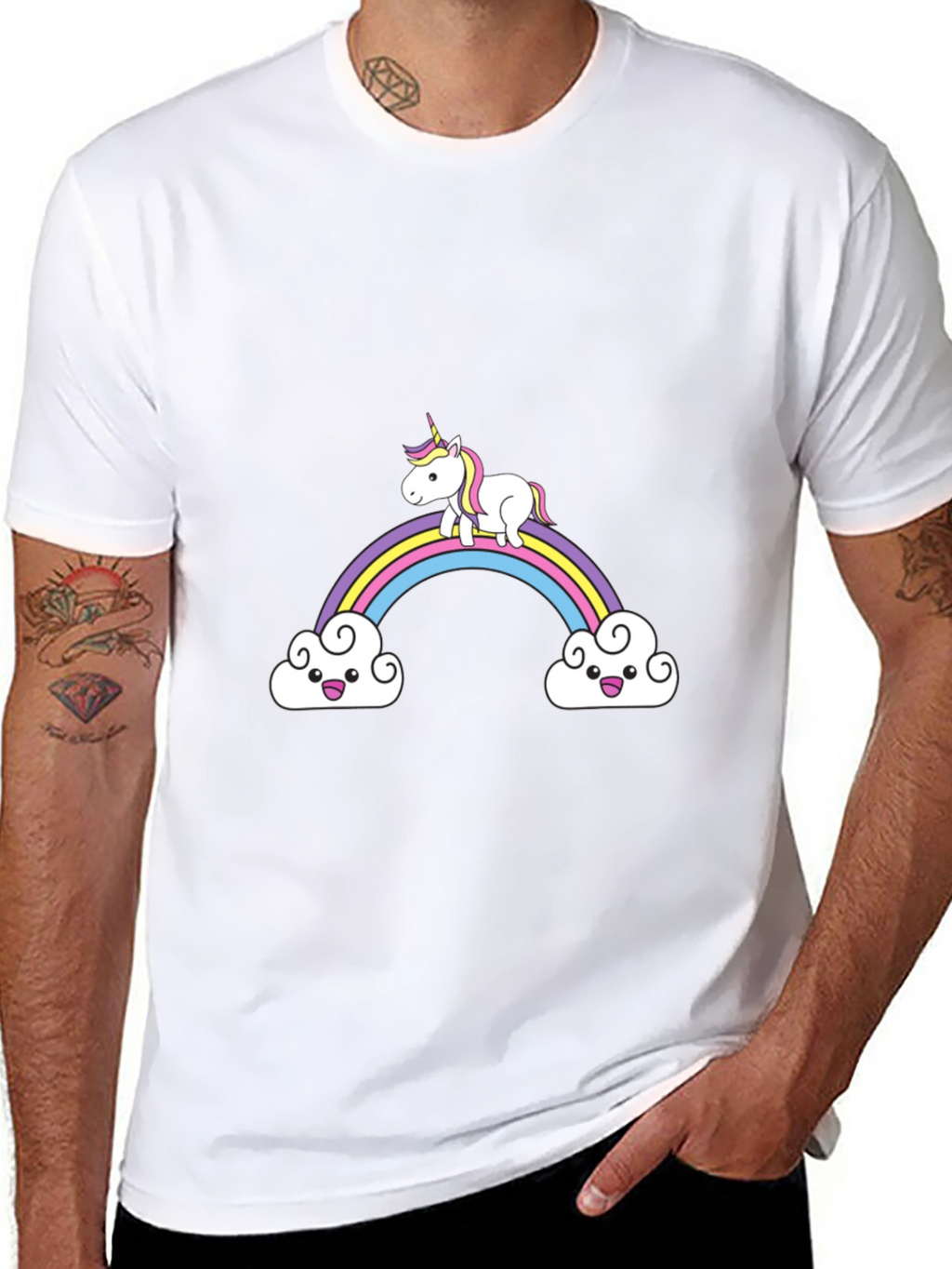 Cute Unicorn Rainbow T-Shirt