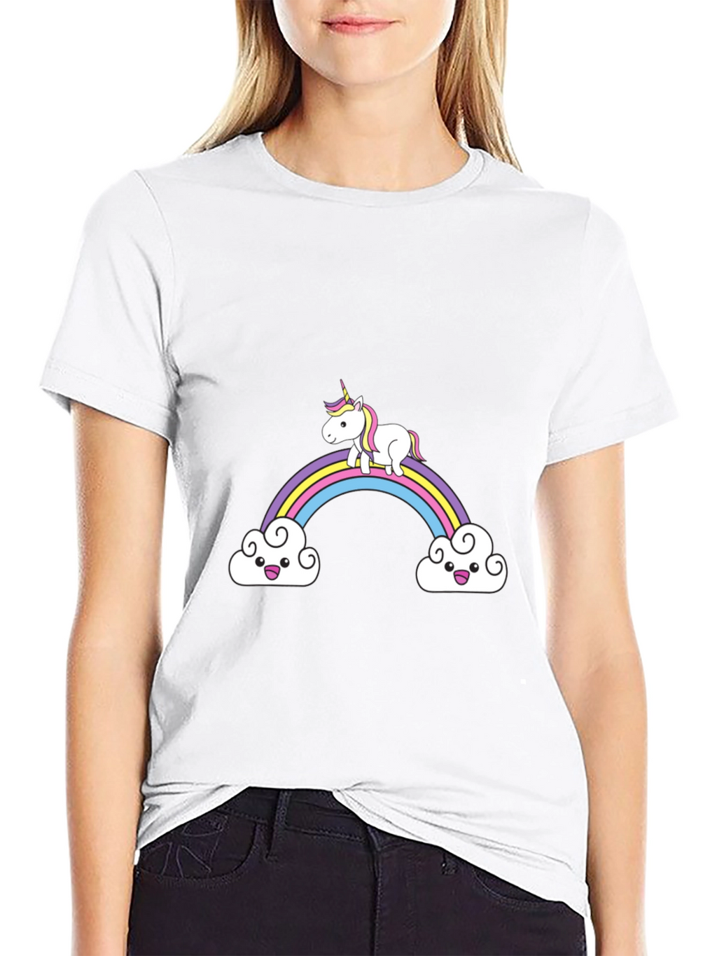 Cute Unicorn Rainbow T-Shirt