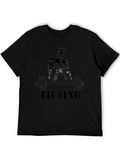Lifting Graphic T-Shirt - Muscle Gym Tee