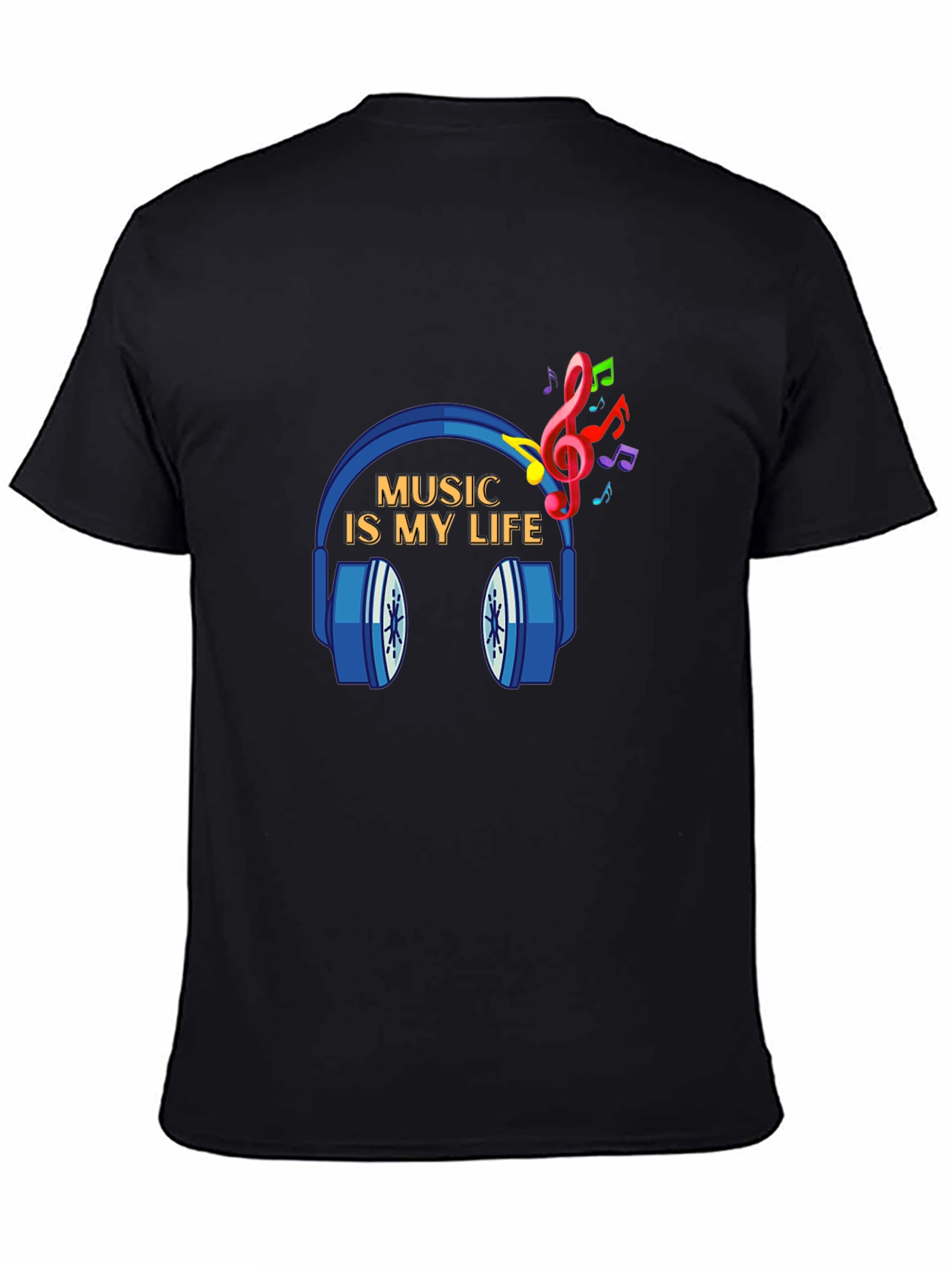 Music is My Life Graphic Tee - Soft Cotton T-Shirt